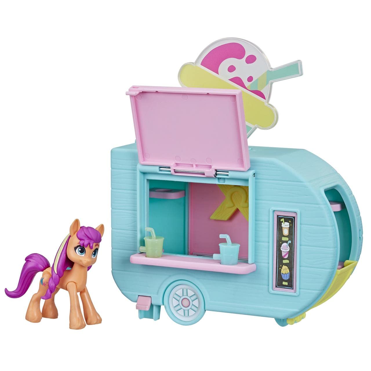 My Little Pony Sunny Starscout Smoothie Truck - Interactive Playset for Kids 5+ 7