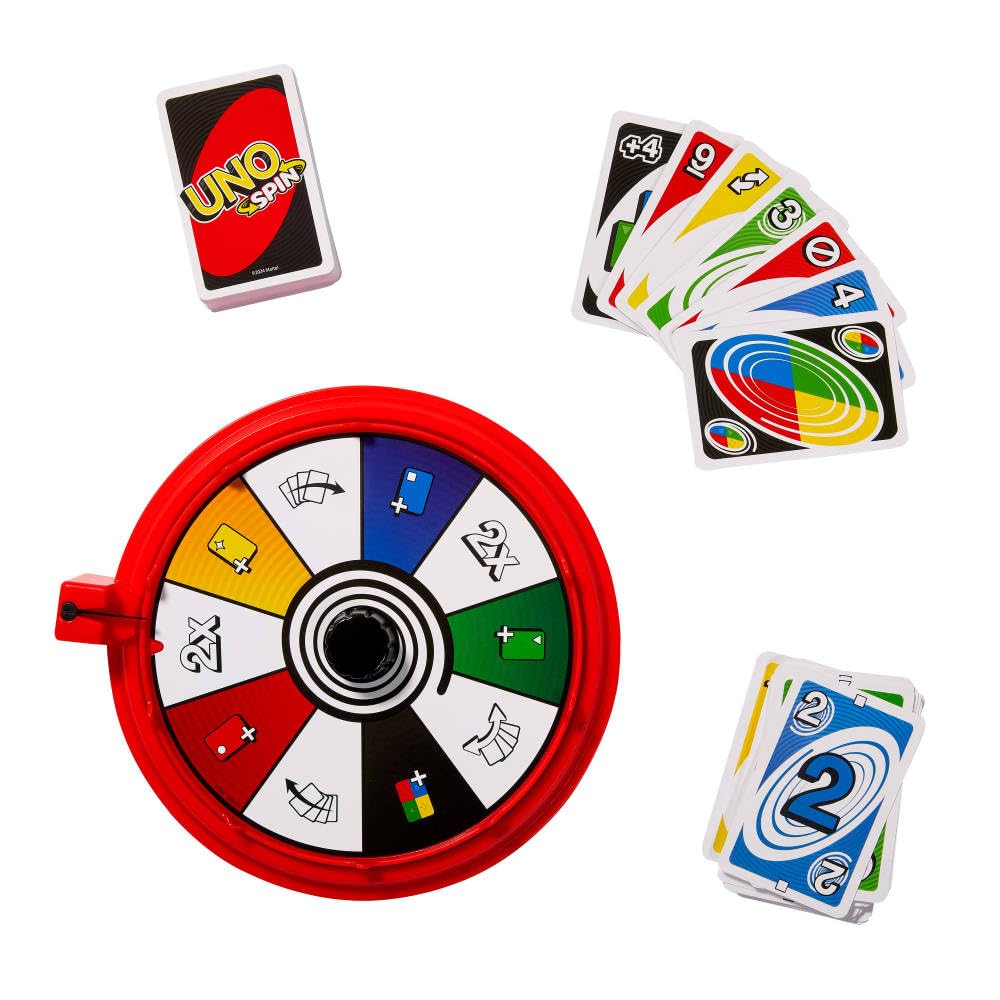 Mattel UNO Spin-Kartenspiel 12