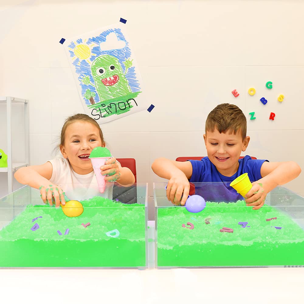 ZIMPLI Gelli Baff Eco Gelli Baff Green for Bath Play | Skin Safe, Biodegradable | Ages 3+ 4