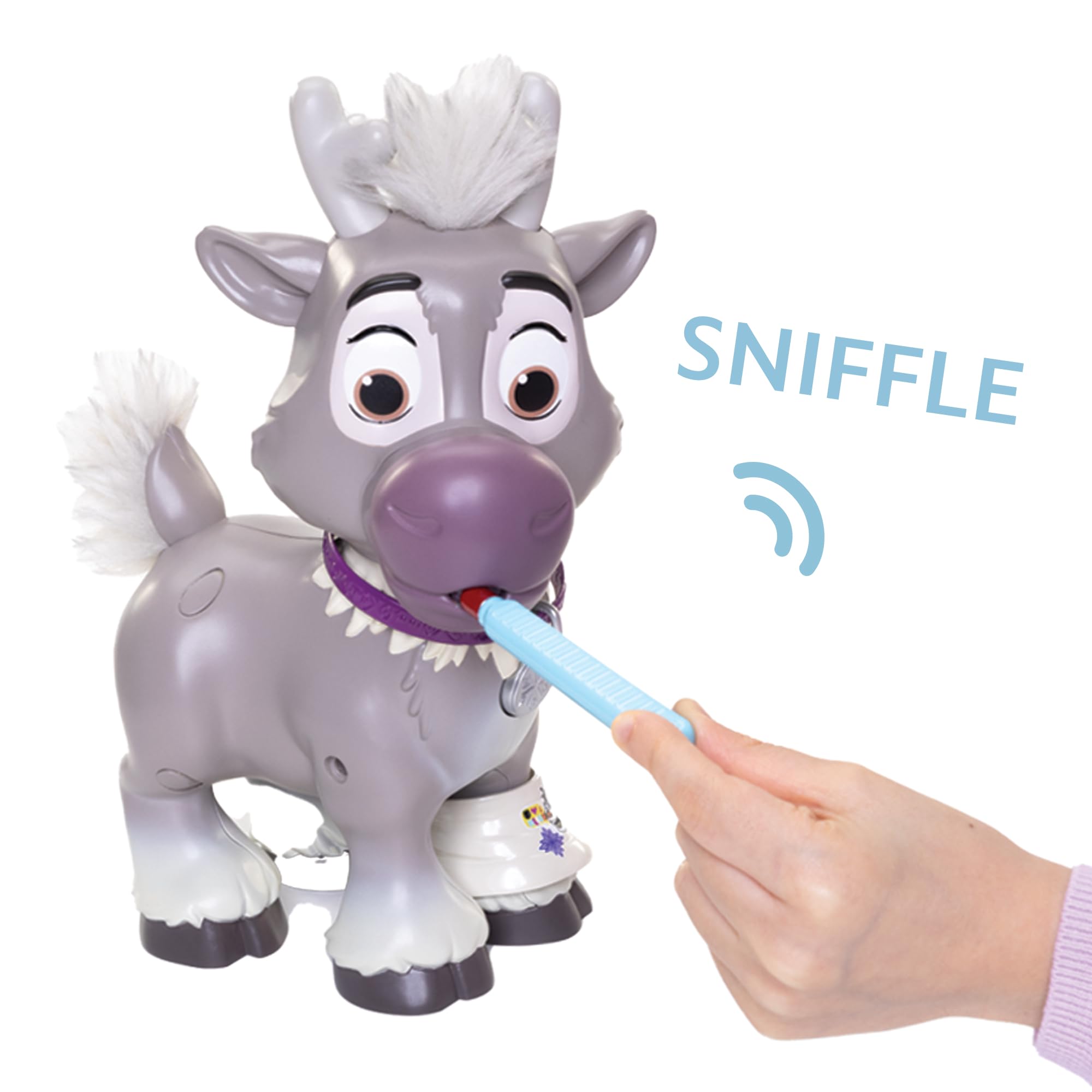 Disney Frozen Young Sven Care Kit - Interactive Vet Playset for Ages 3+ 3