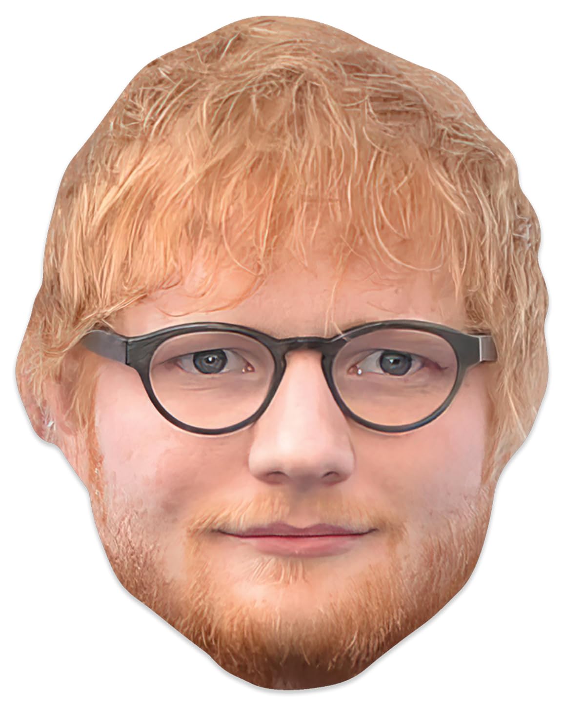 STAR CUTOUTS Ed Sheeran Mask Cardboard CM243 - Lifesize Unisex Adult Decoration | UK Manufactured