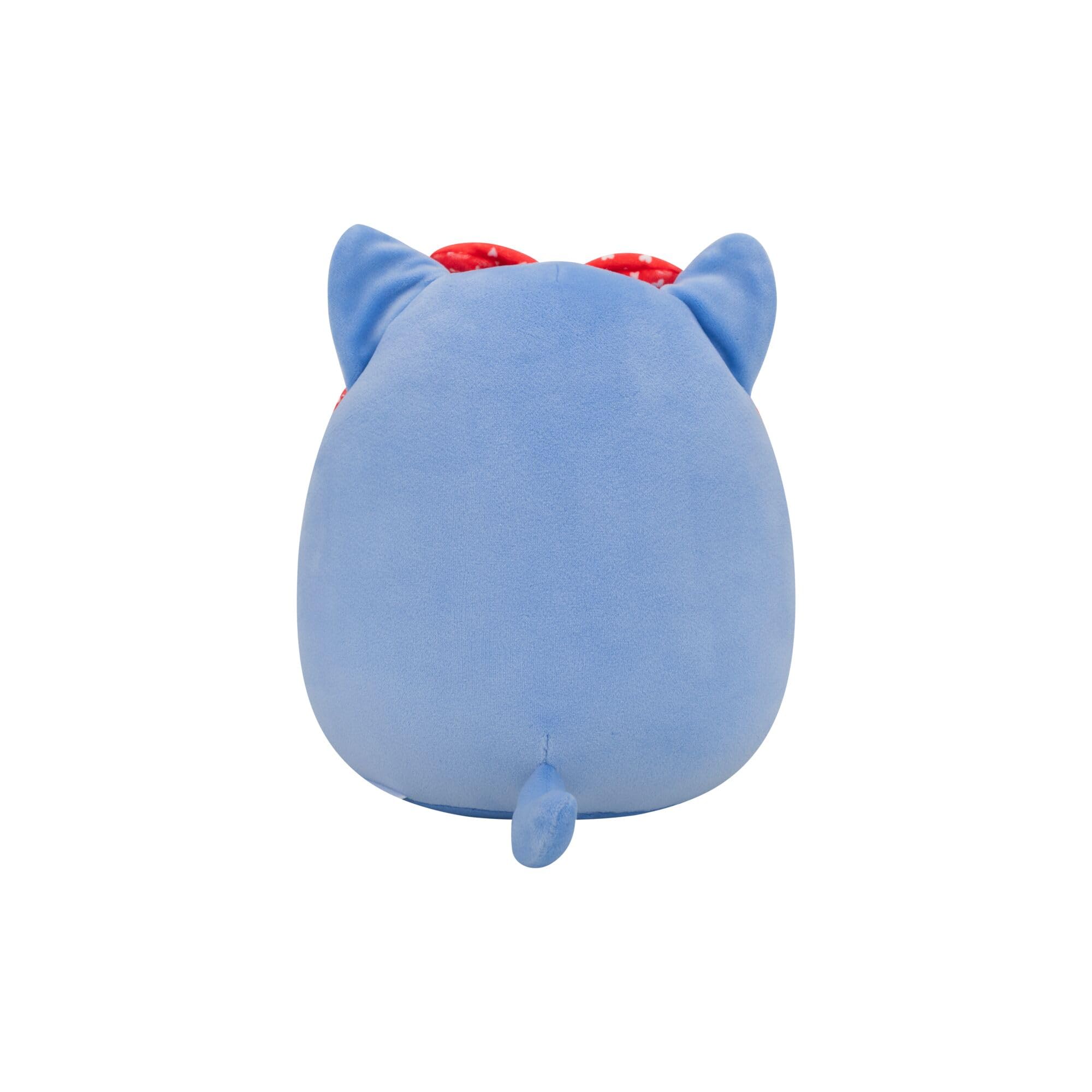 Squishmallows 7.5-Inch Carizma the Blue Tabby Cat Valentine's Plush 5