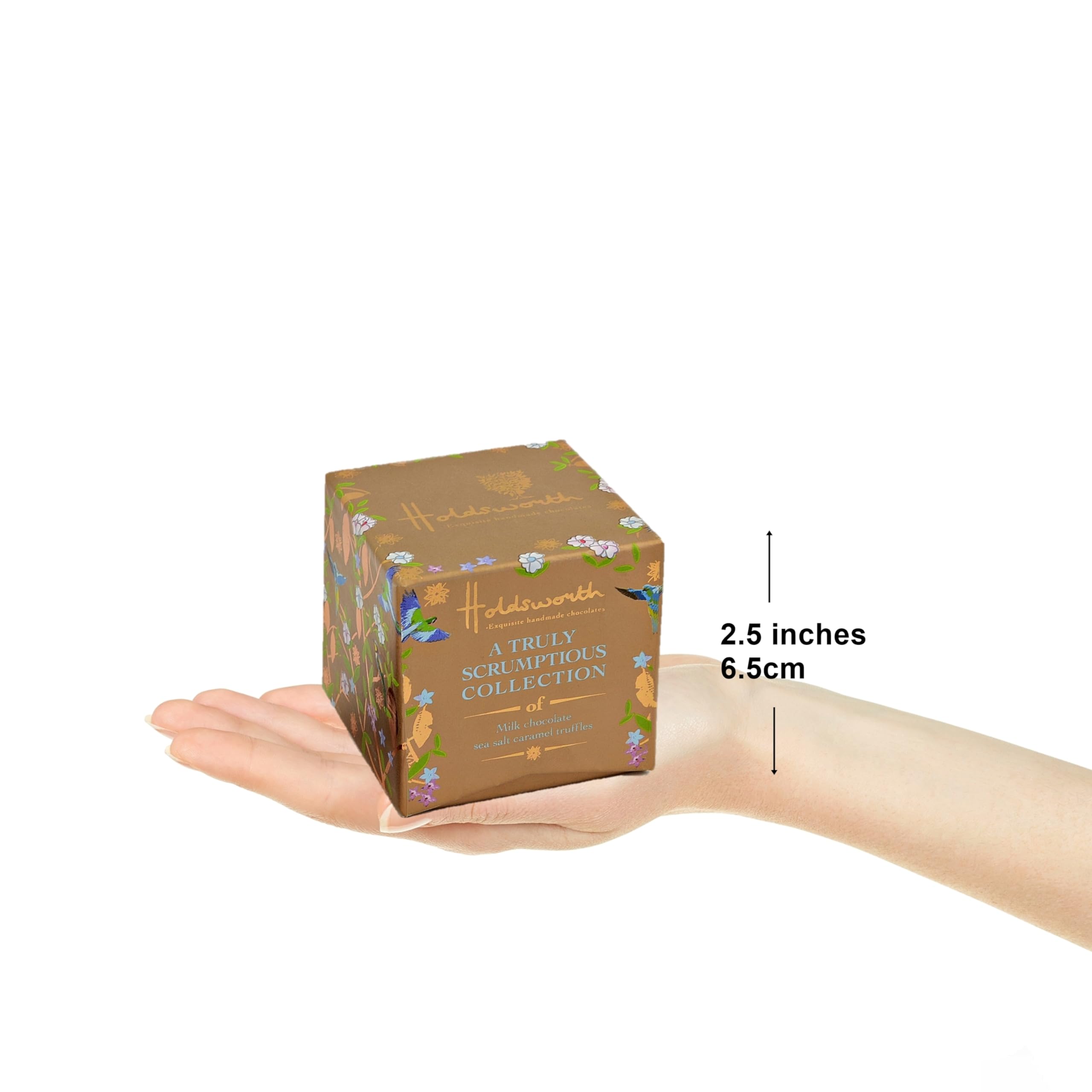 Holdsworth Chocolates Classics – Meersalz-Karamell, wirklich köstliche handgemachte Trüffel, 55 g