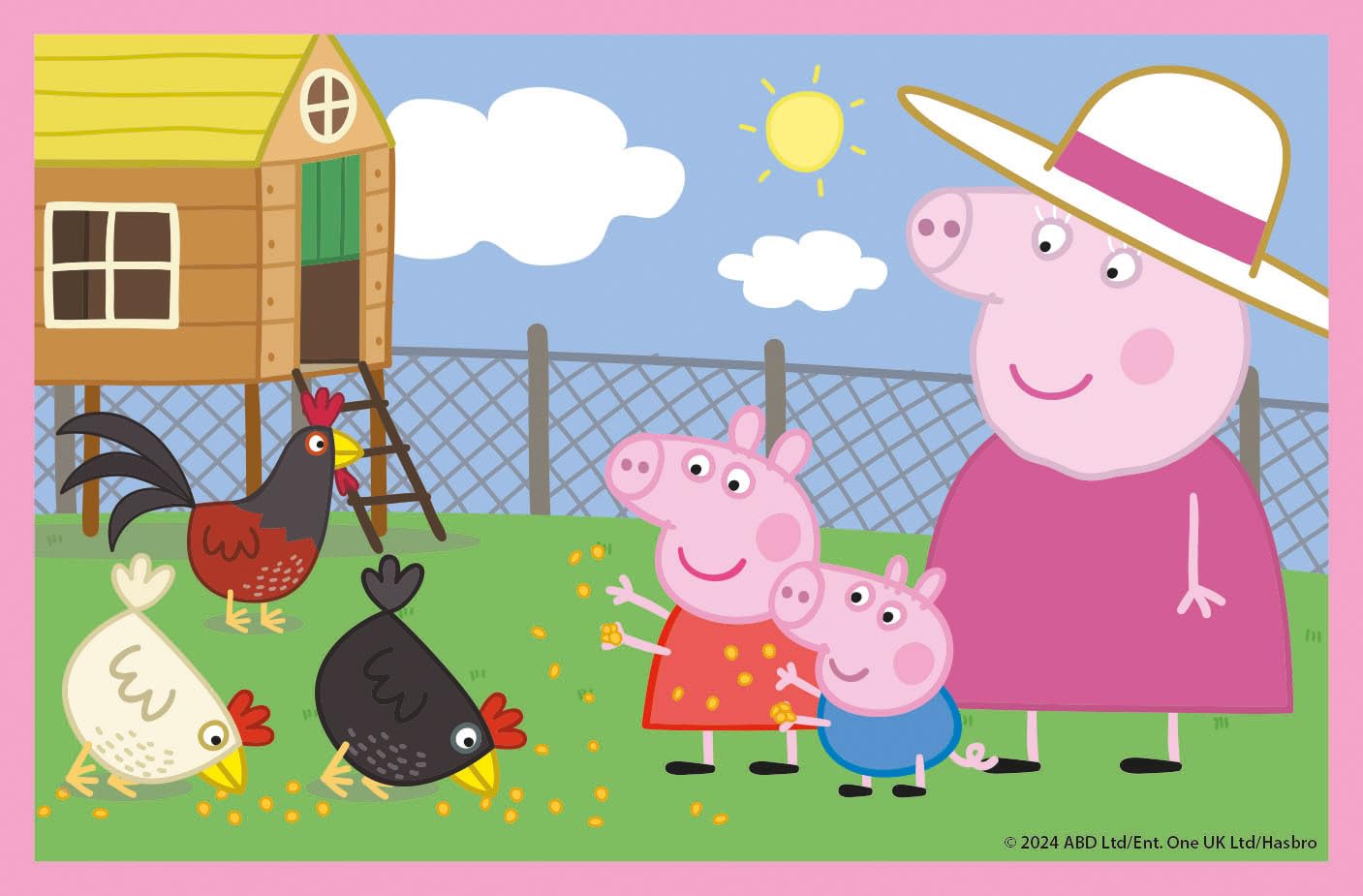 Clementoni Peppa Pig 6-Piece Cube Puzzle - Educational Toddler Puzzle for Ages 2+ 3