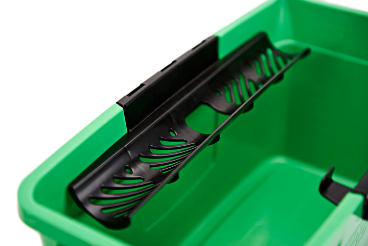 Unger QB12B Window Cleaning Bucket 12L with Sieve, Tool Holder & Measuring Scale