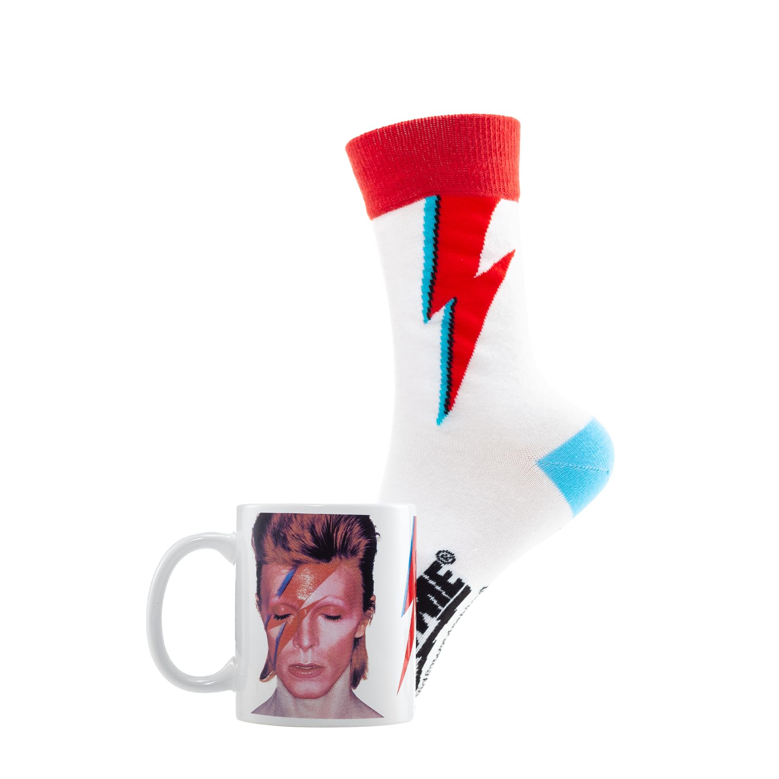 Pyramid International David Bowie Mug and Socks Set - Ceramic, Blue, 2 Items 4