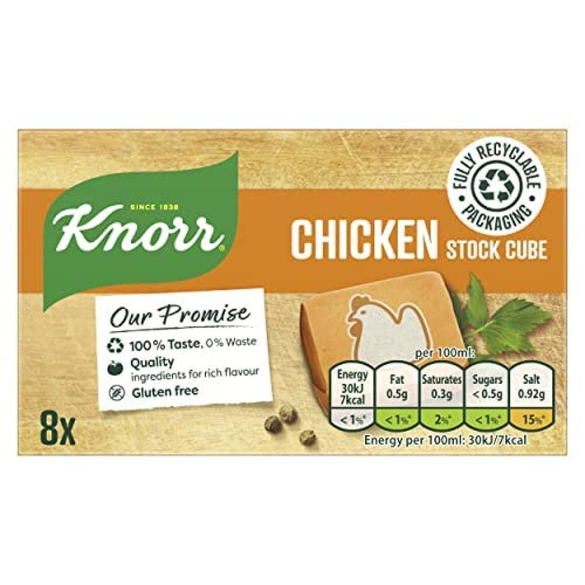 Knorr Chicken Stock Cubes, 10 g (Pack of 8) 1