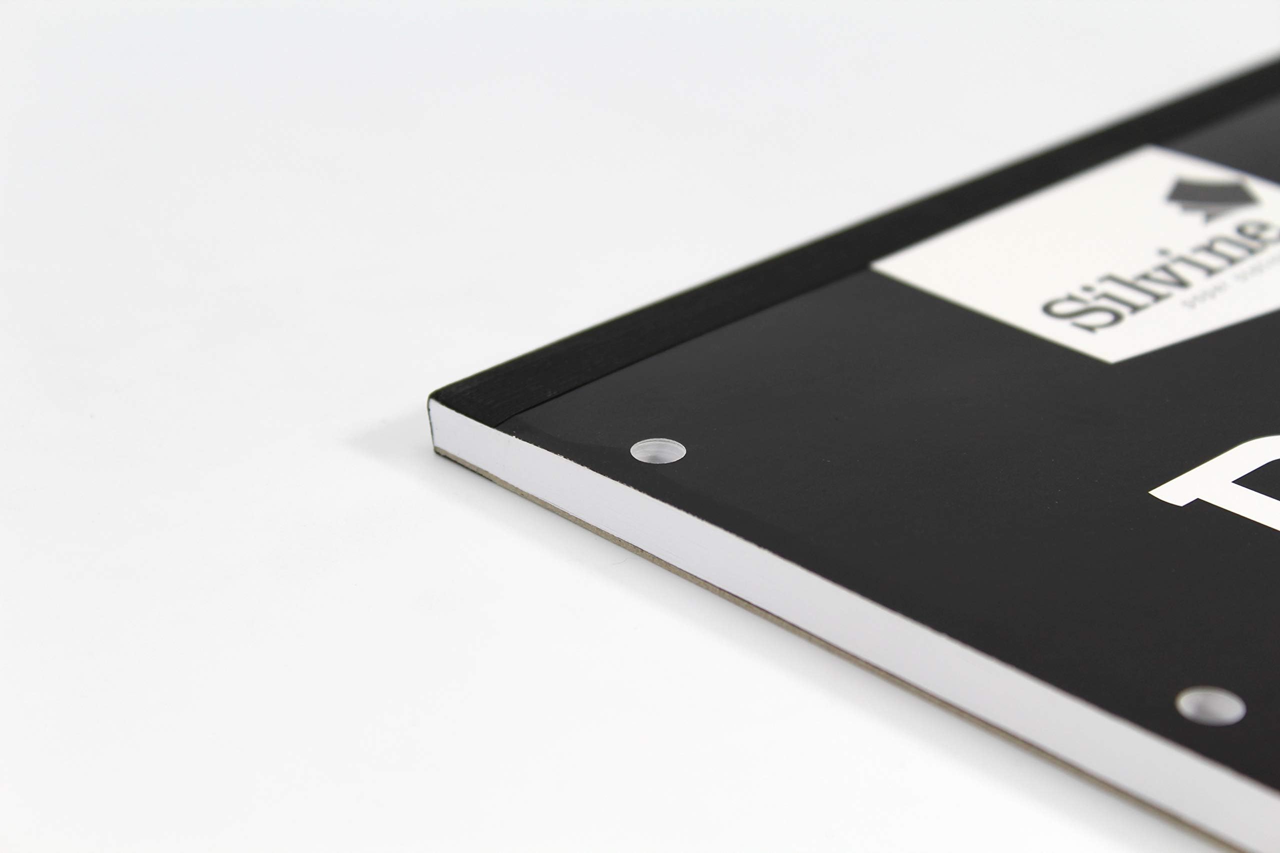 Silvine A4 Refill Pad - 160 Pages, 75gsm, 4 Hole Punched, Plain White 5