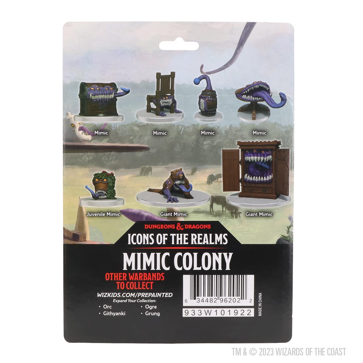 WizKids D&D Icons of the Realms: Mimic Colony Warband | 7 Pre-painted Plastic Miniatures 3