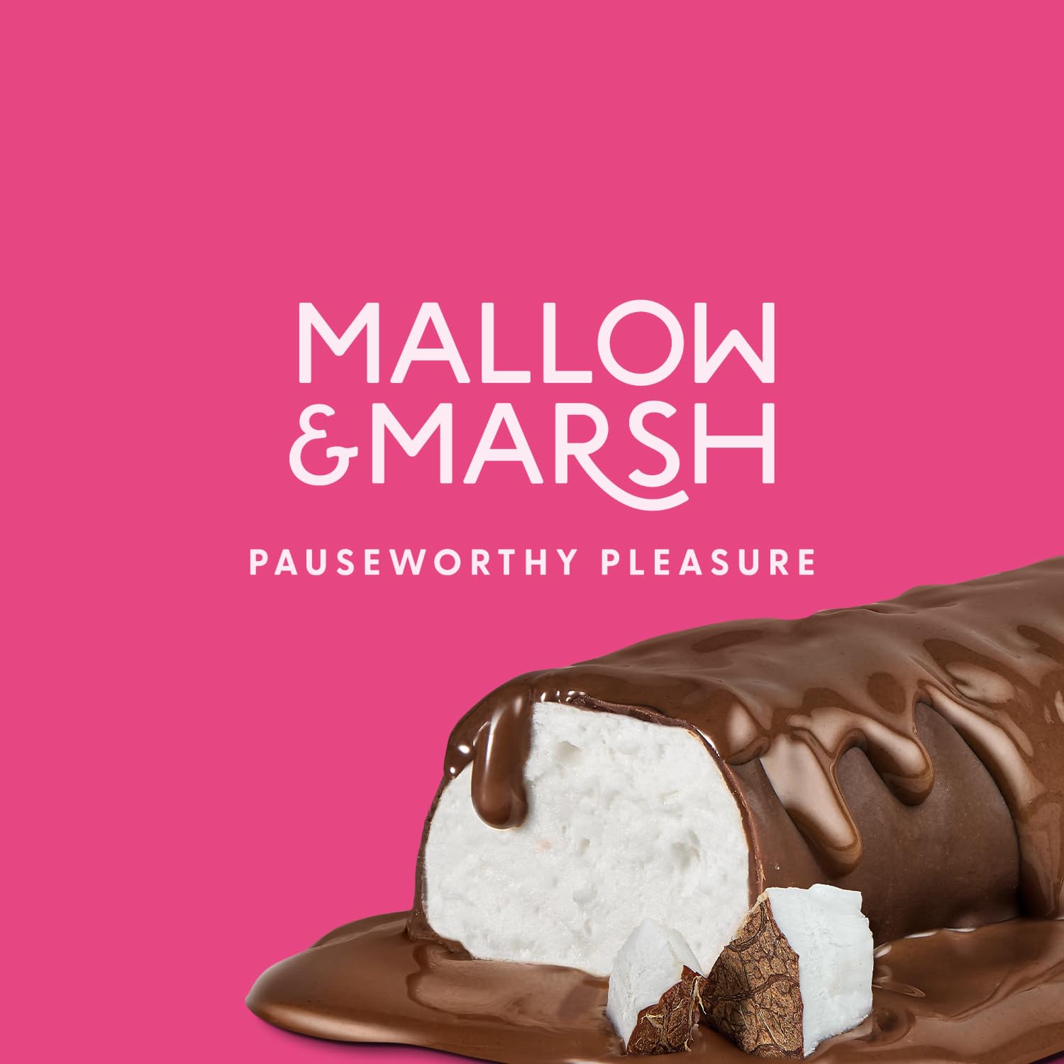 Mallow & Marsh Milk Chocolate over Coconut Marshmallow Bar - 12 x 35g Pack | Belgian Fairtrade Chocolate 6
