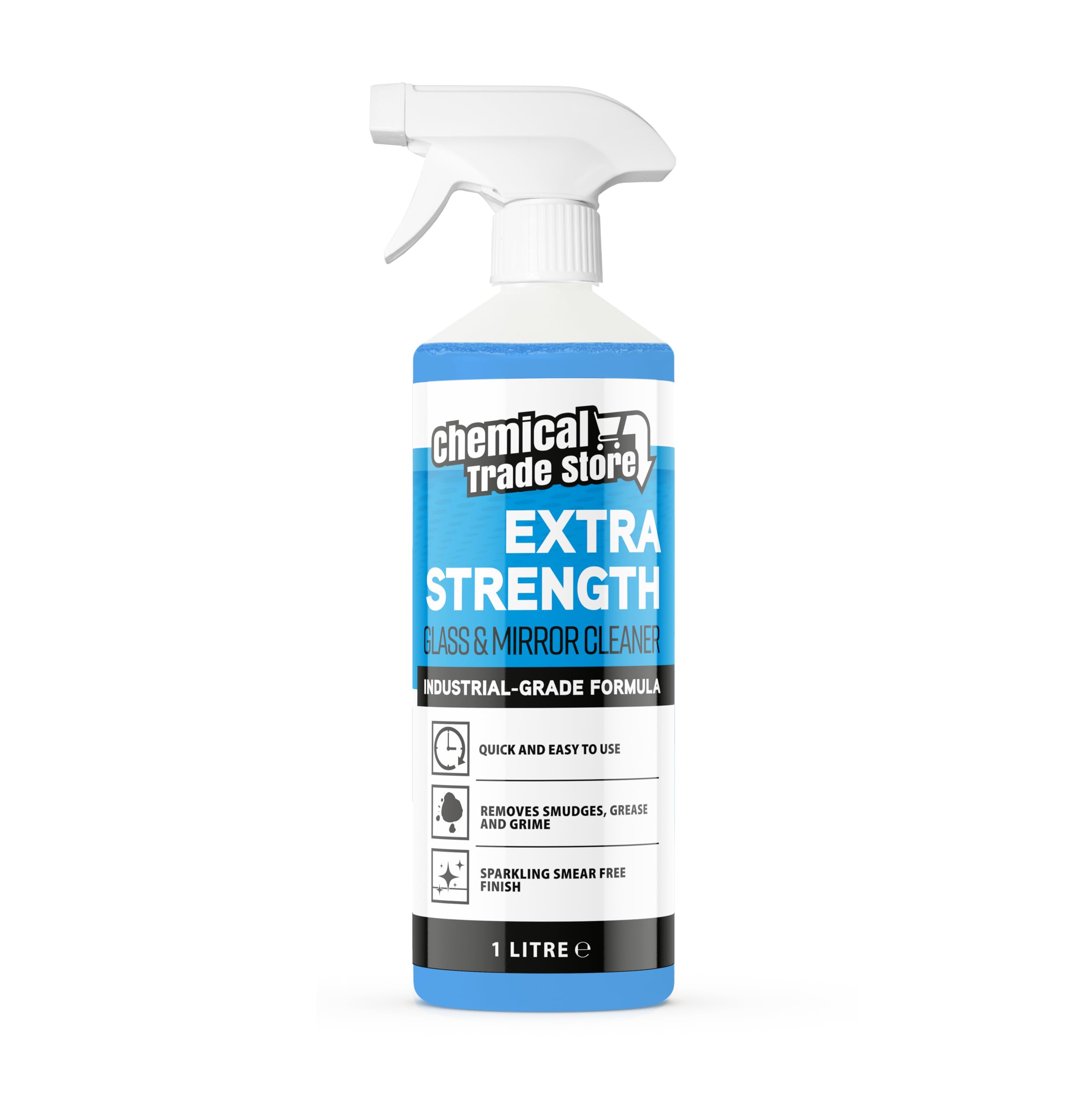 Chemical Trade Store Glass & Mirror Cleaner - 1L | Streak-Free | Unscented