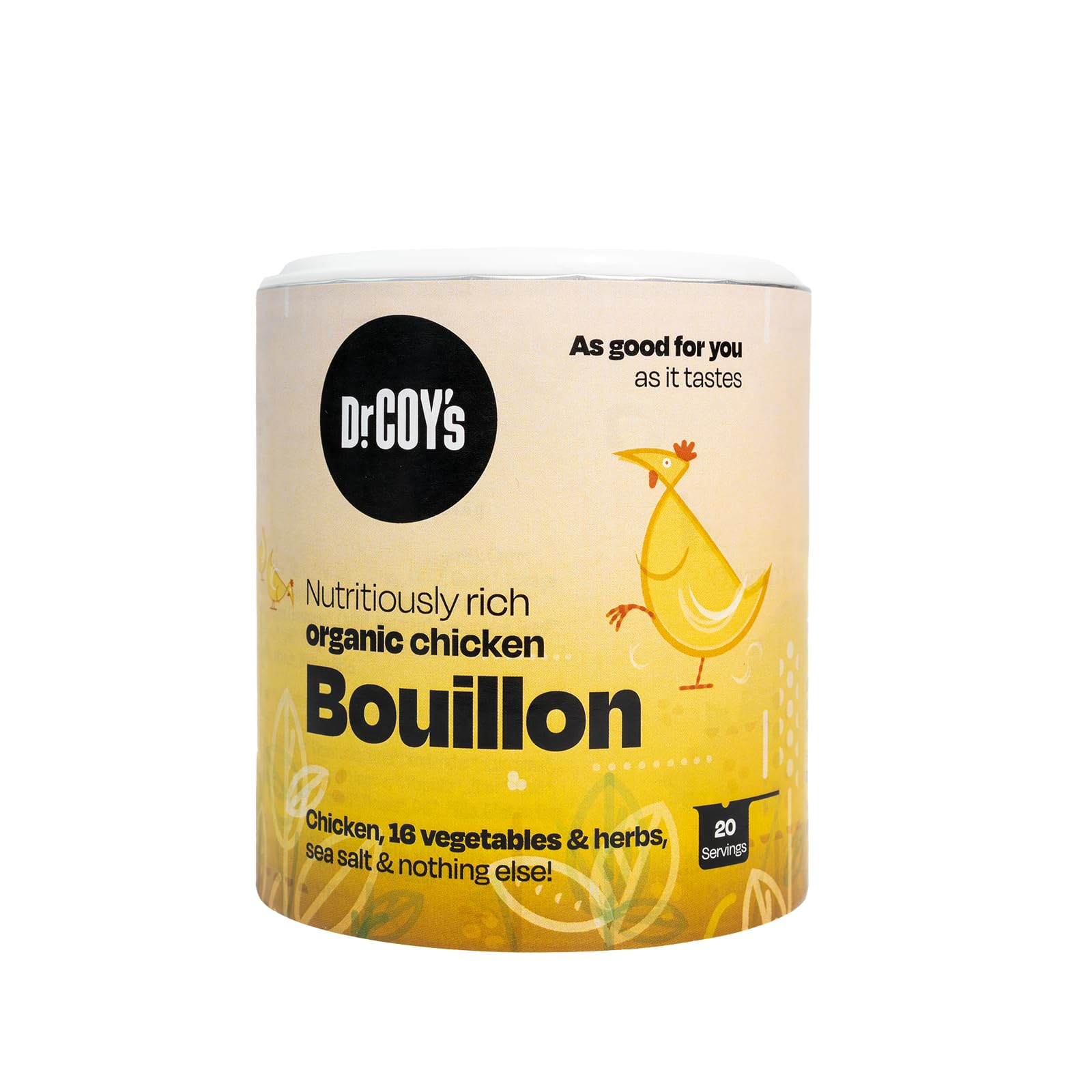 Dr. Coy's Organic Chicken Bouillon Powder - 125g - Gluten Free 7