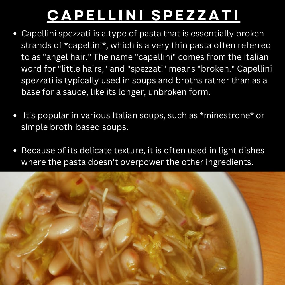 Garofalo Capellini Spezzati Italian Soup Pasta - 500g