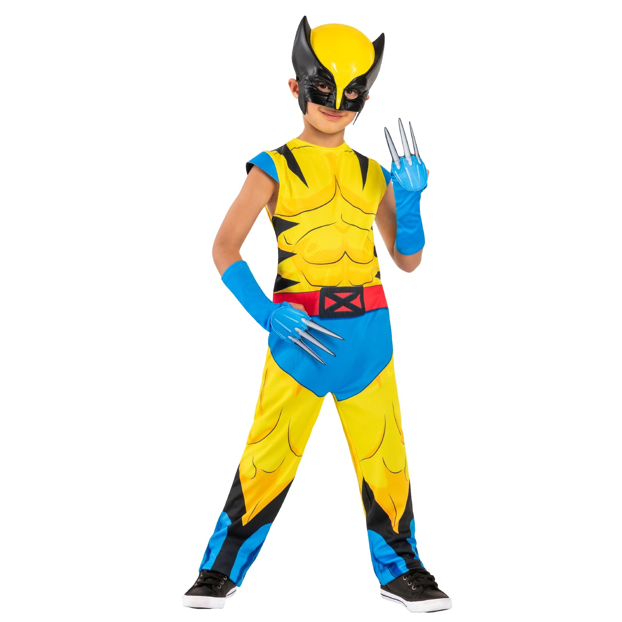 Rubies Official Marvel Wolverine Childrens Costume, Kids Fancy Dress, Size 1