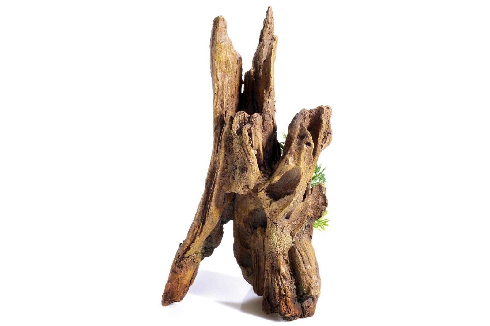 CLASSIC Driftwood Column Aquarium Ornament - 295mm Height | Fits 60L Tanks | Resin Construction 1