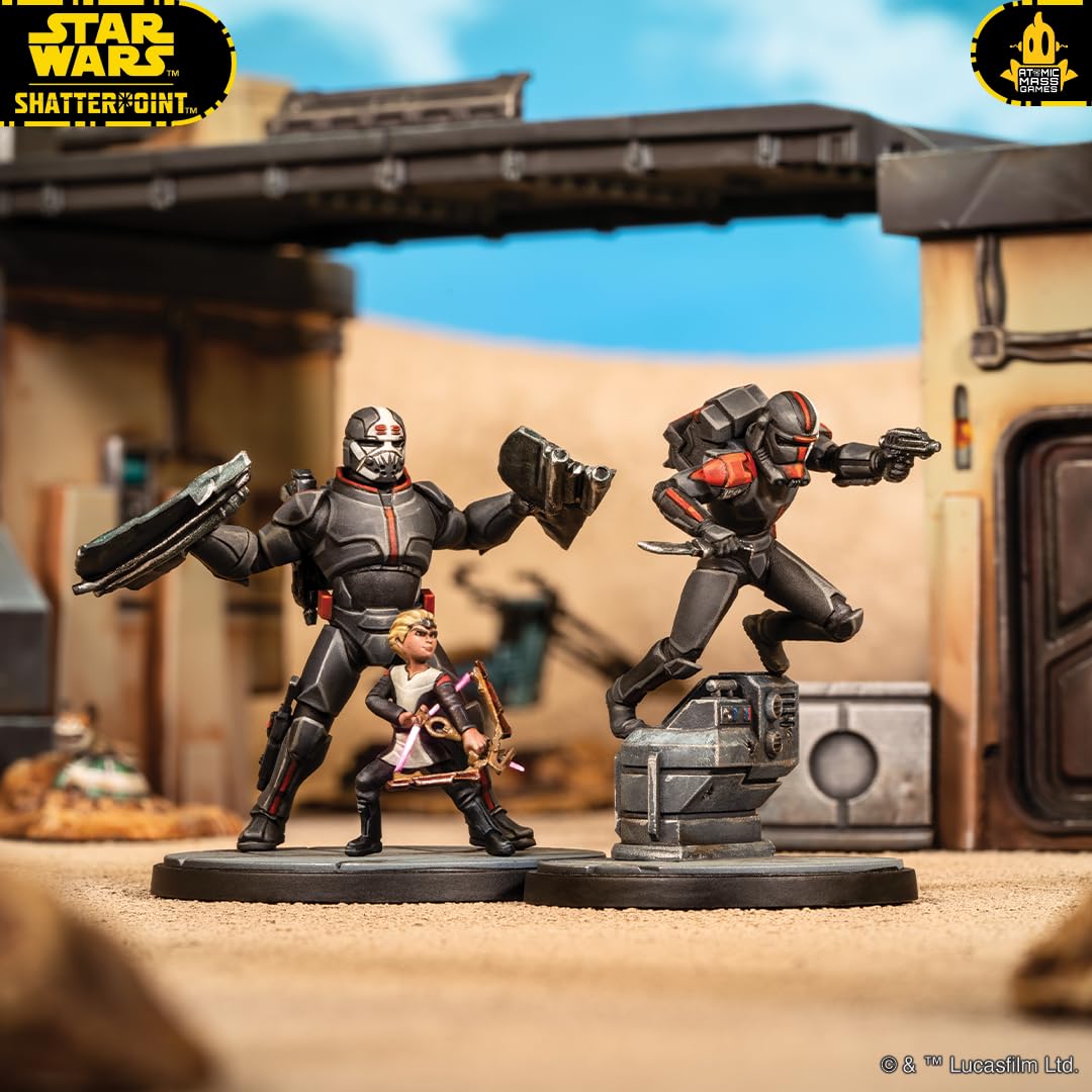 Atomic Mass Games Star Wars: Shatterpoint Clone Force 99 Squad Pack Miniatures Game