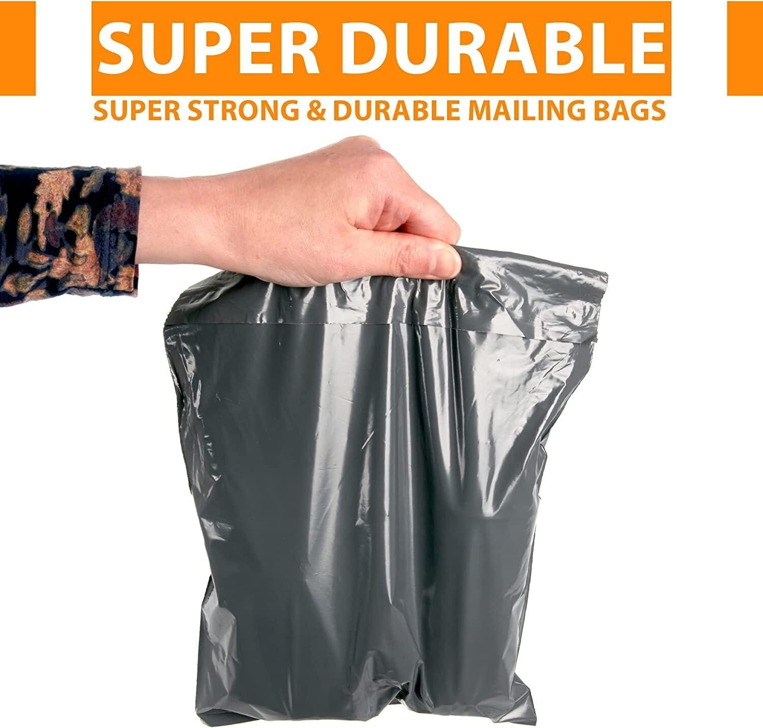 50 Strong 9" X 12" Polythene Mailing Postal Bags Plastic Material Mailing O 6