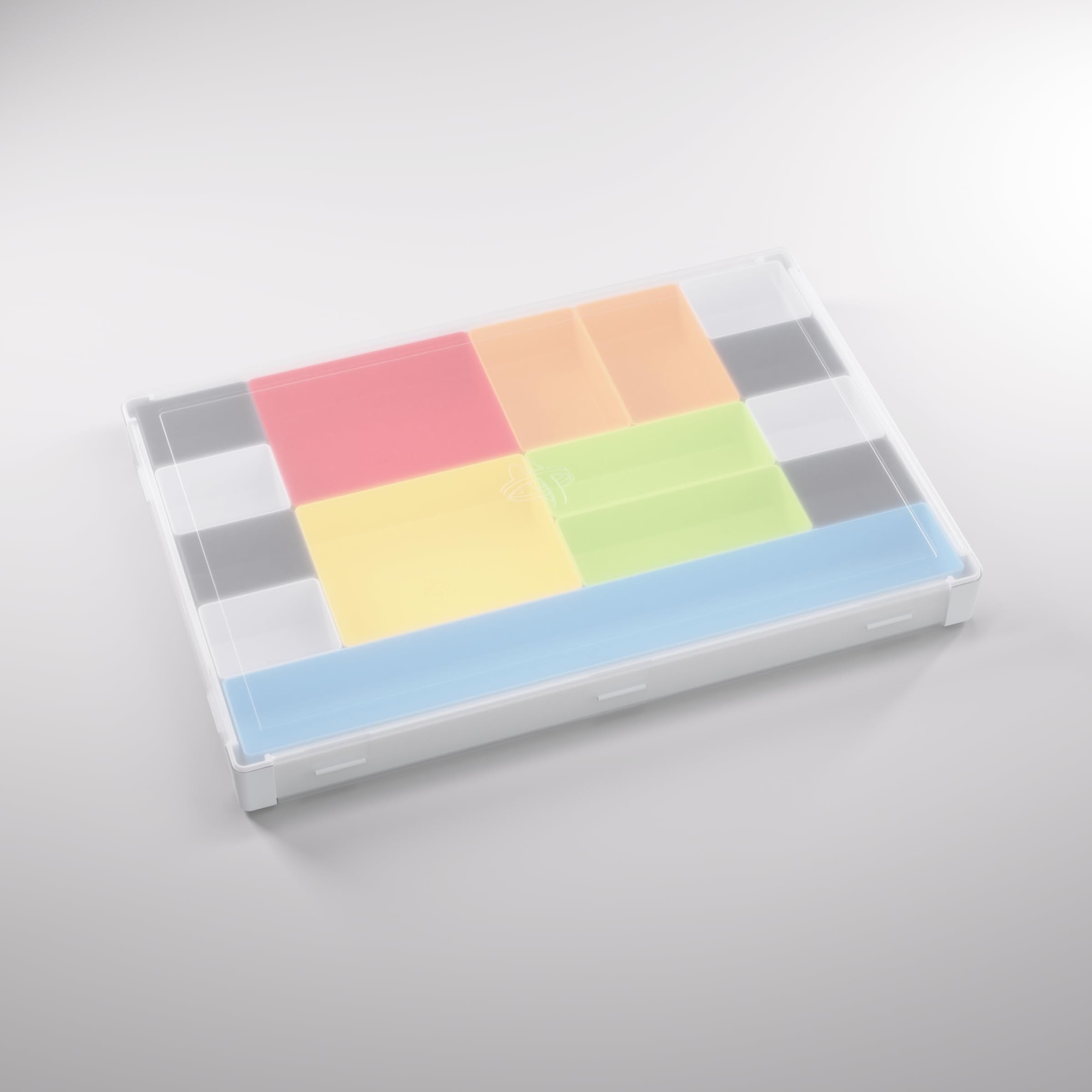 Gamegenic Token Silo XL Storage Box - Customizable Organization for Cards & Tokens | White/Multi-Colour 1