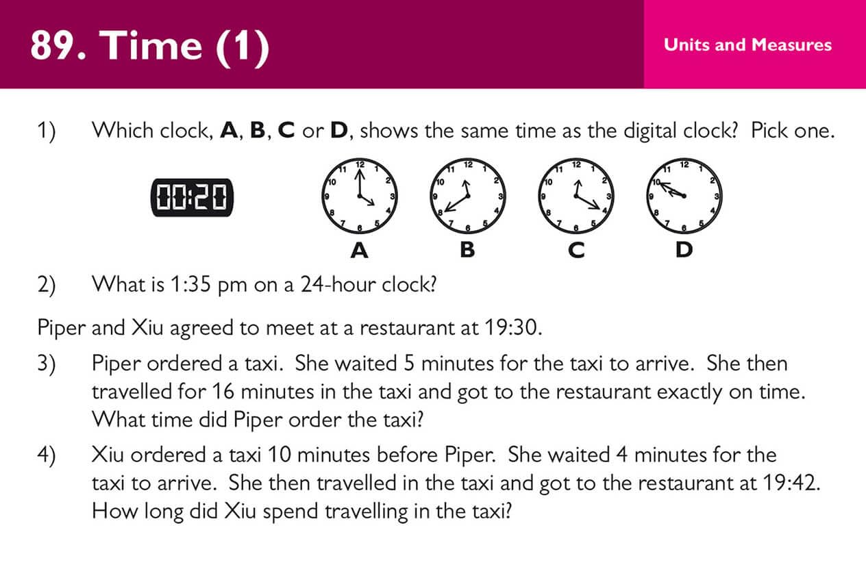 CGP Books 11+ GL Maths Practice Question Cards - Ages 10-11 | 96 Pages | Cards 9