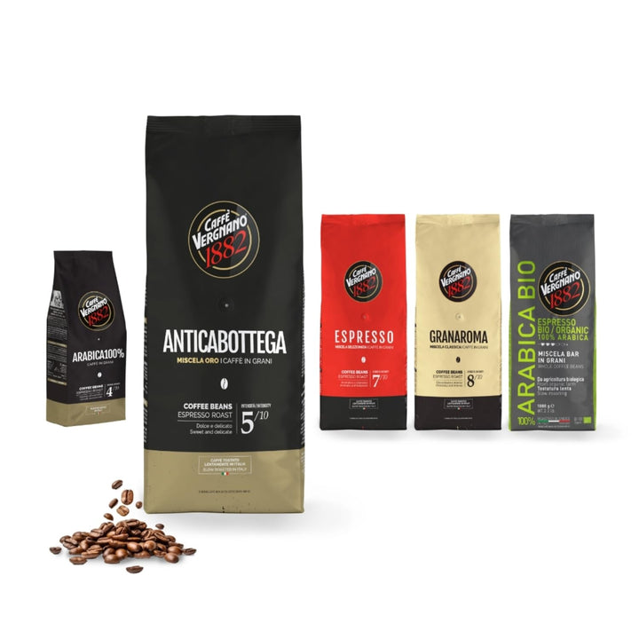 Caffè Vergnano 1882 Antica Bottega Oro Whole Bean Coffee 1 kg