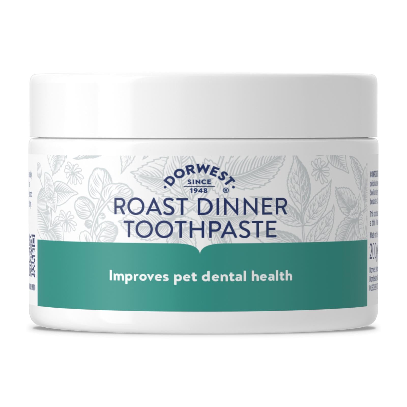 DORWEST HERBS Roast Dinner Toothpaste for Dogs - 200g | Whitening & Gum Health 1