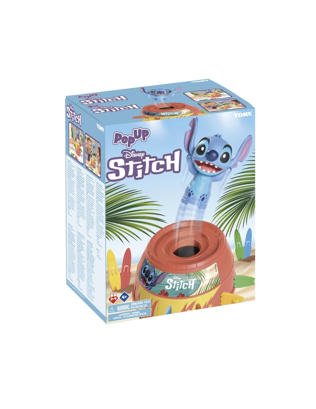 TOMY Disney Pop Up Stitch Action Board Game | Ages 4+ | Up to 4 Players 2