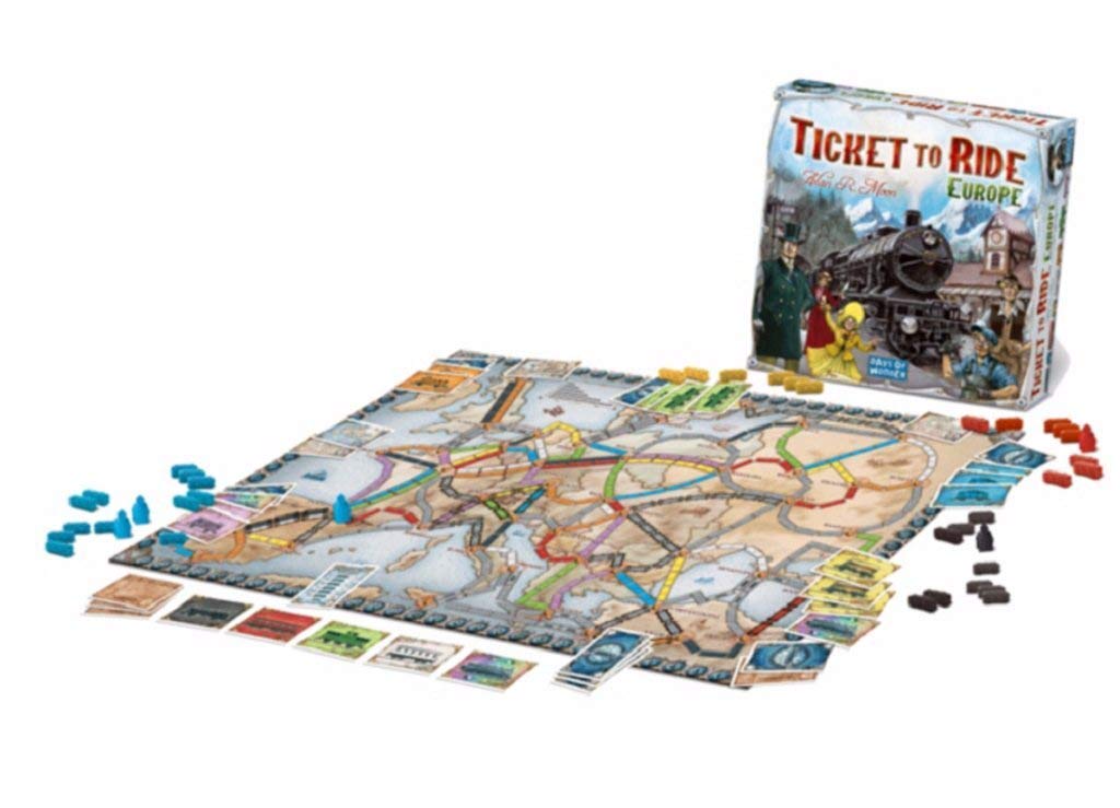 Ticket to Ride Europe - European Train Adventure Board Game by Days of Wonder