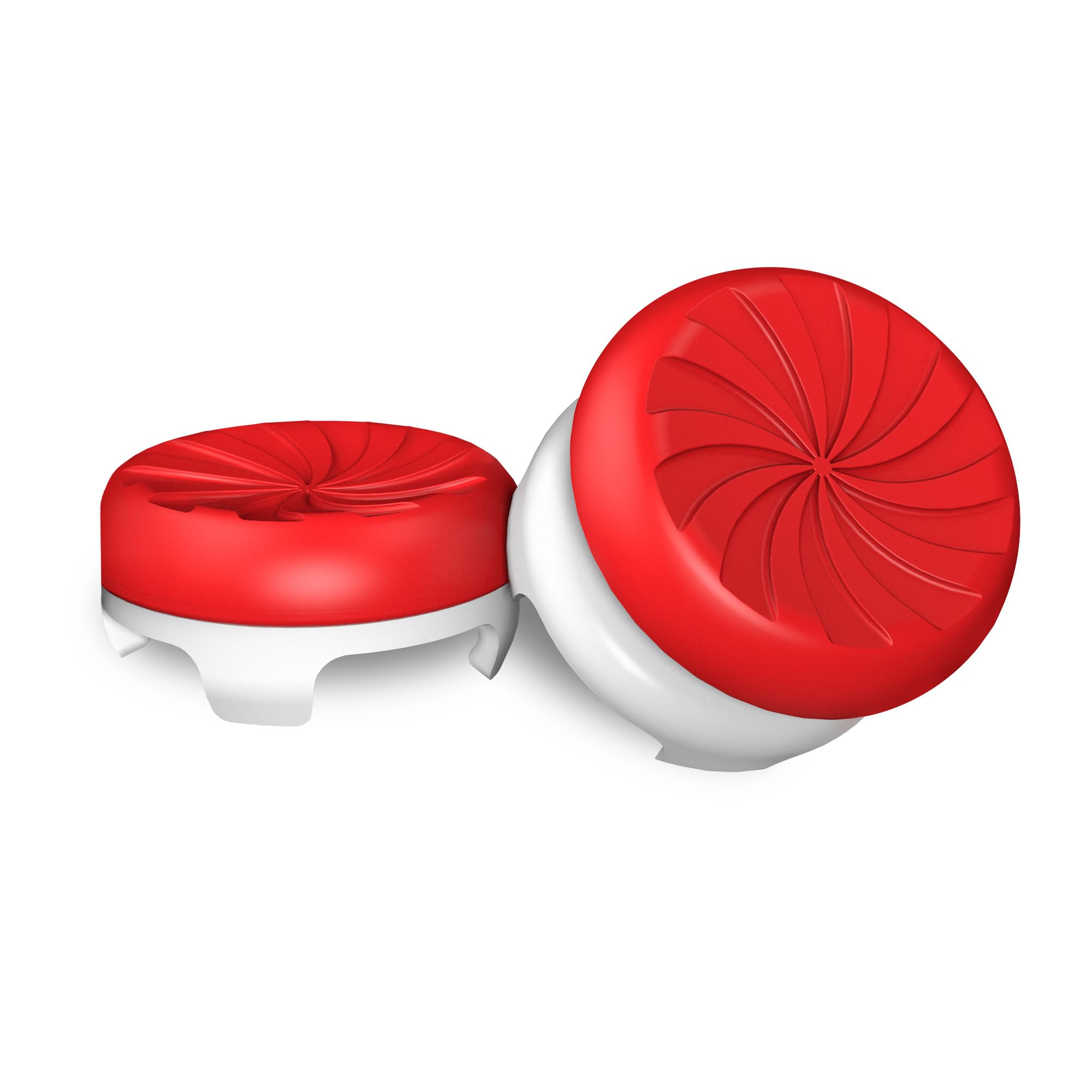 KontrolFreek FPS Freek Inferno Thumb Grips - Mixed Height Combo for Xbox One & Series X|S | Red & White 2