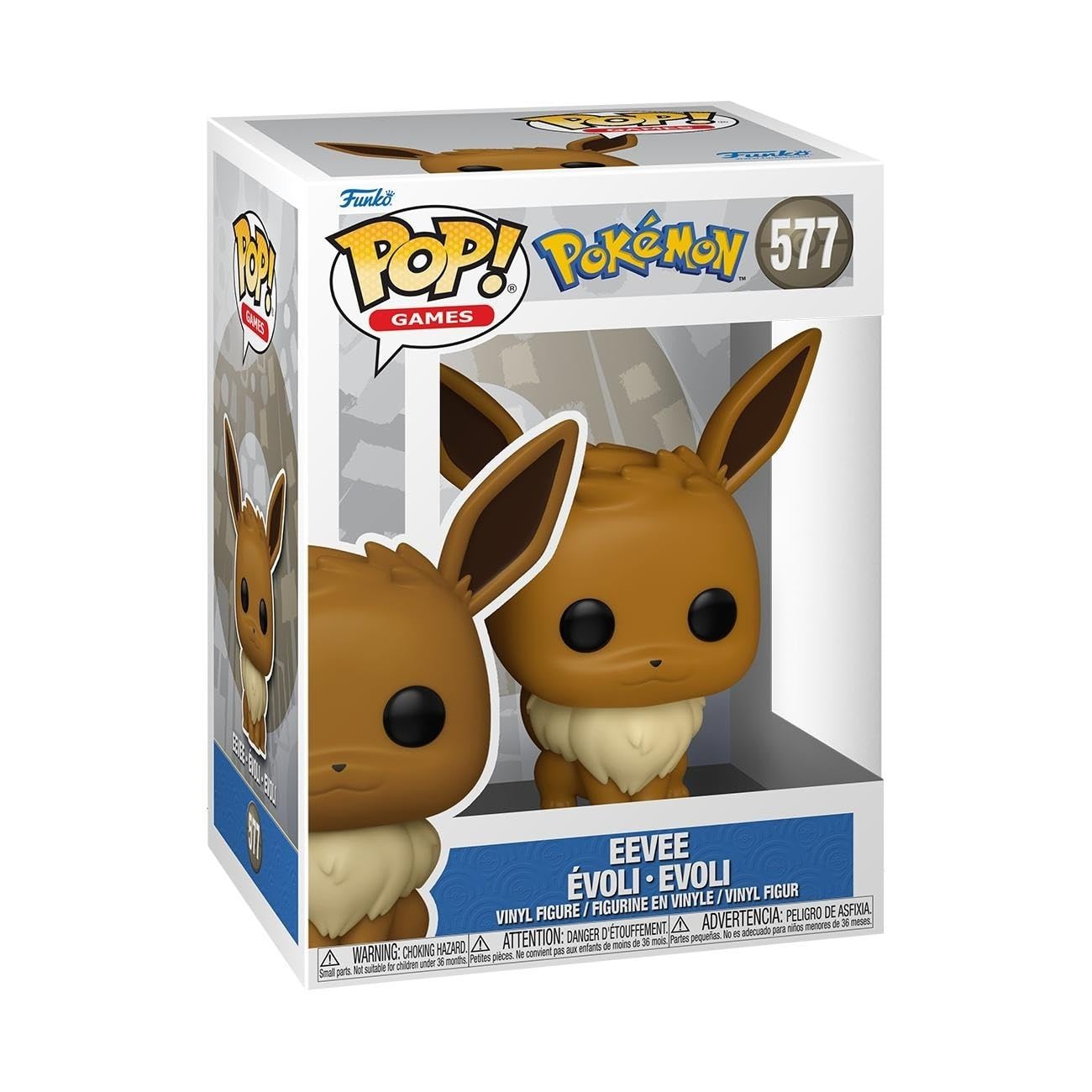 Funko Pop! Games: Pokemon - Eevee Vinyl Figure (64637) 1