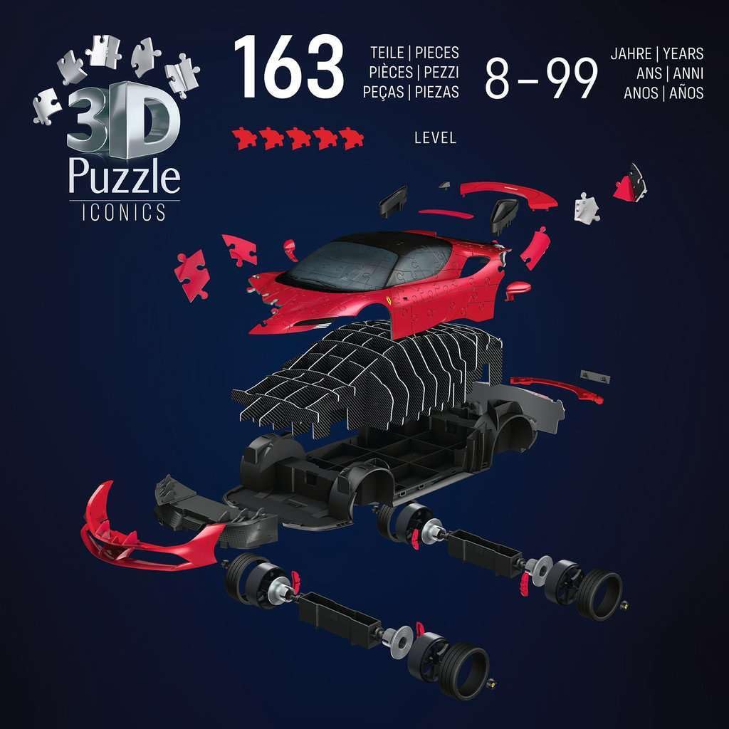 Ravensburger Ferrari Stradale 108-Piece 3D Jigsaw Puzzle 5