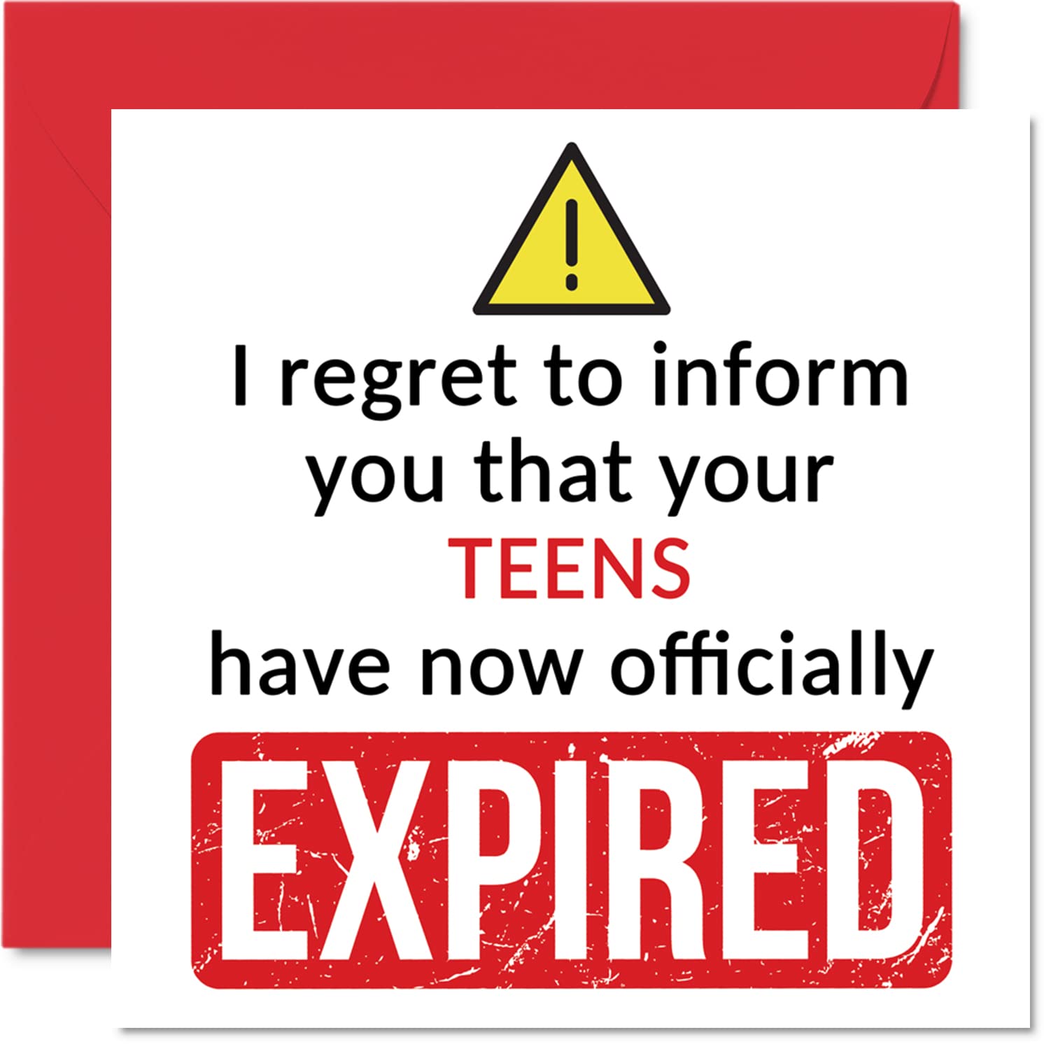 Stuff4 Funny 20th Birthday Card for Men Women - Teens Expired Joke Greeting Card | 145mm 1