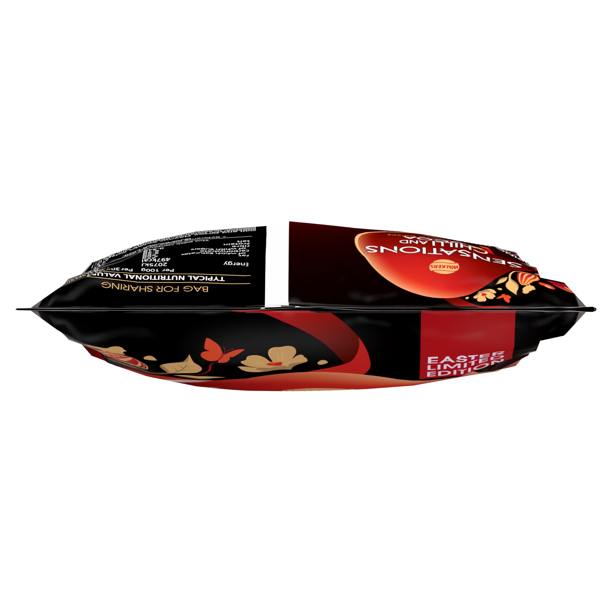 Walkers Sensations Chilli & Cocoa Sharing Crisps - Thicker Cut | No Added MSG | Vegetarian | 150g 2