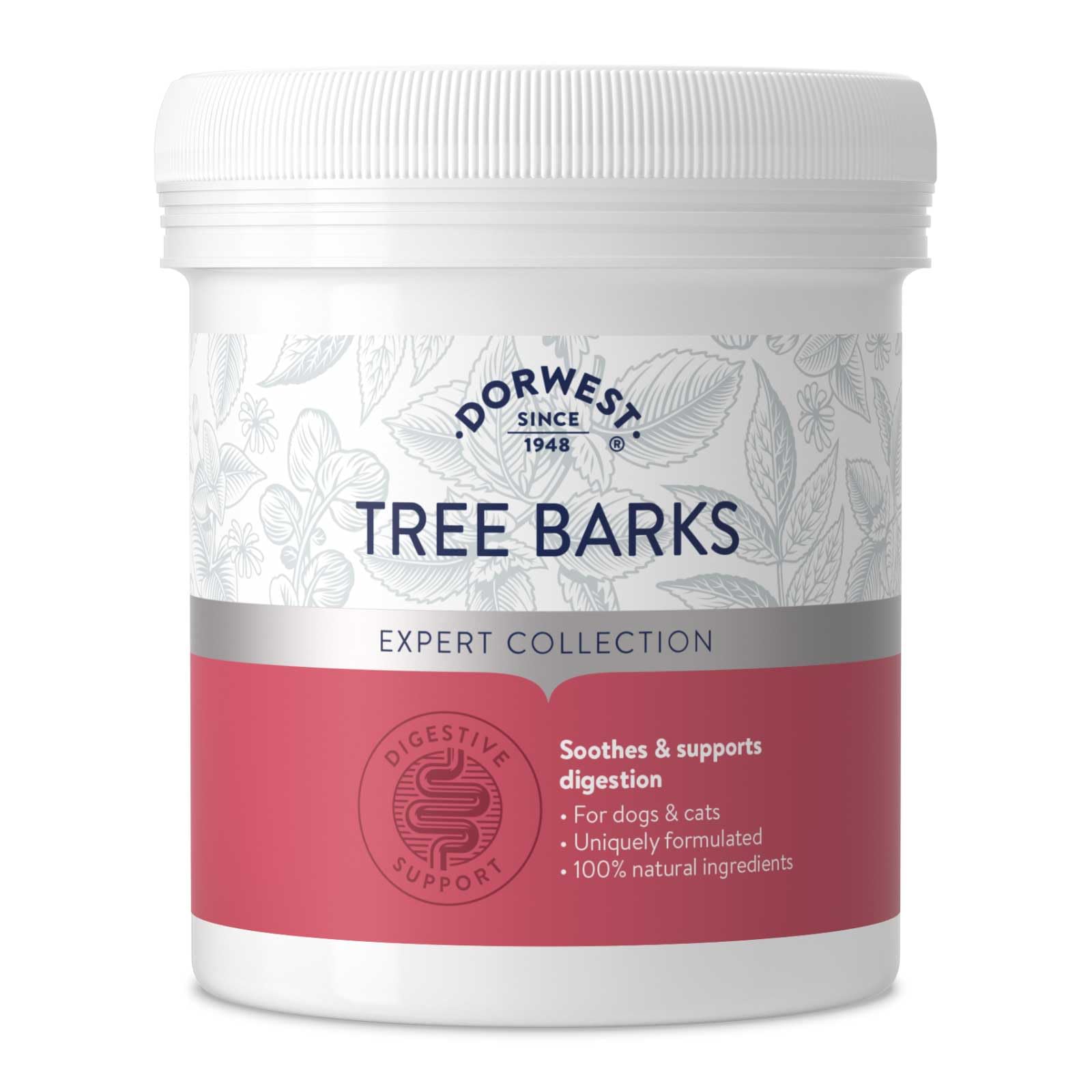 DORWEST HERBS Tree Barks Powder for Dogs and Cats - Digestive Support | 400g Powder
