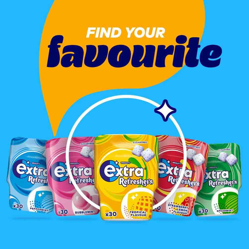 Extra - Watermelon Raspberry Flavour Sugarfree Chewing Gum (30 Pieces)