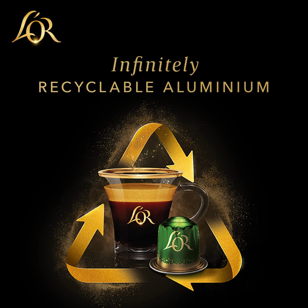 L'OR Origins India Coffee Pods x10 – Aluminium Espresso Capsules for Intense Flavour