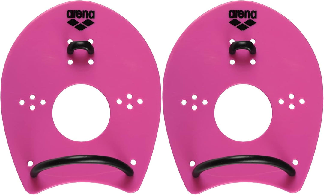 Arena - Elite Hand Paddles Swim Training Equipment, Large, Pink