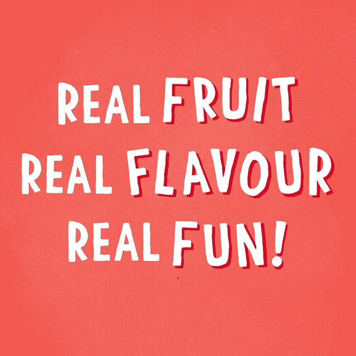 BEAR Fruit Yoyos Strawberry - 100% Fruit Rolls with Collectible Fact Cards (Pack of 6, 100g Each)