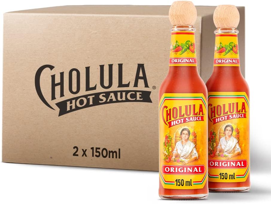 Cholula Original Hot Sauce - 2 Pack (150 ML Each), Made with Arbol & Piquin Chillies, Vegan Friendly 1
