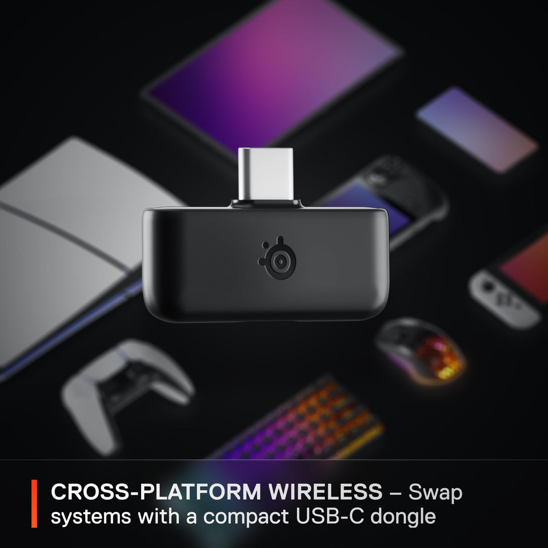 SteelSeries Arctis Nova 5 Wireless - Gaming Headset for PC, PS5, PS4, Switch, Xbox - 60H Battery, 2.4GHz & Bluetooth, ClearCast Mic