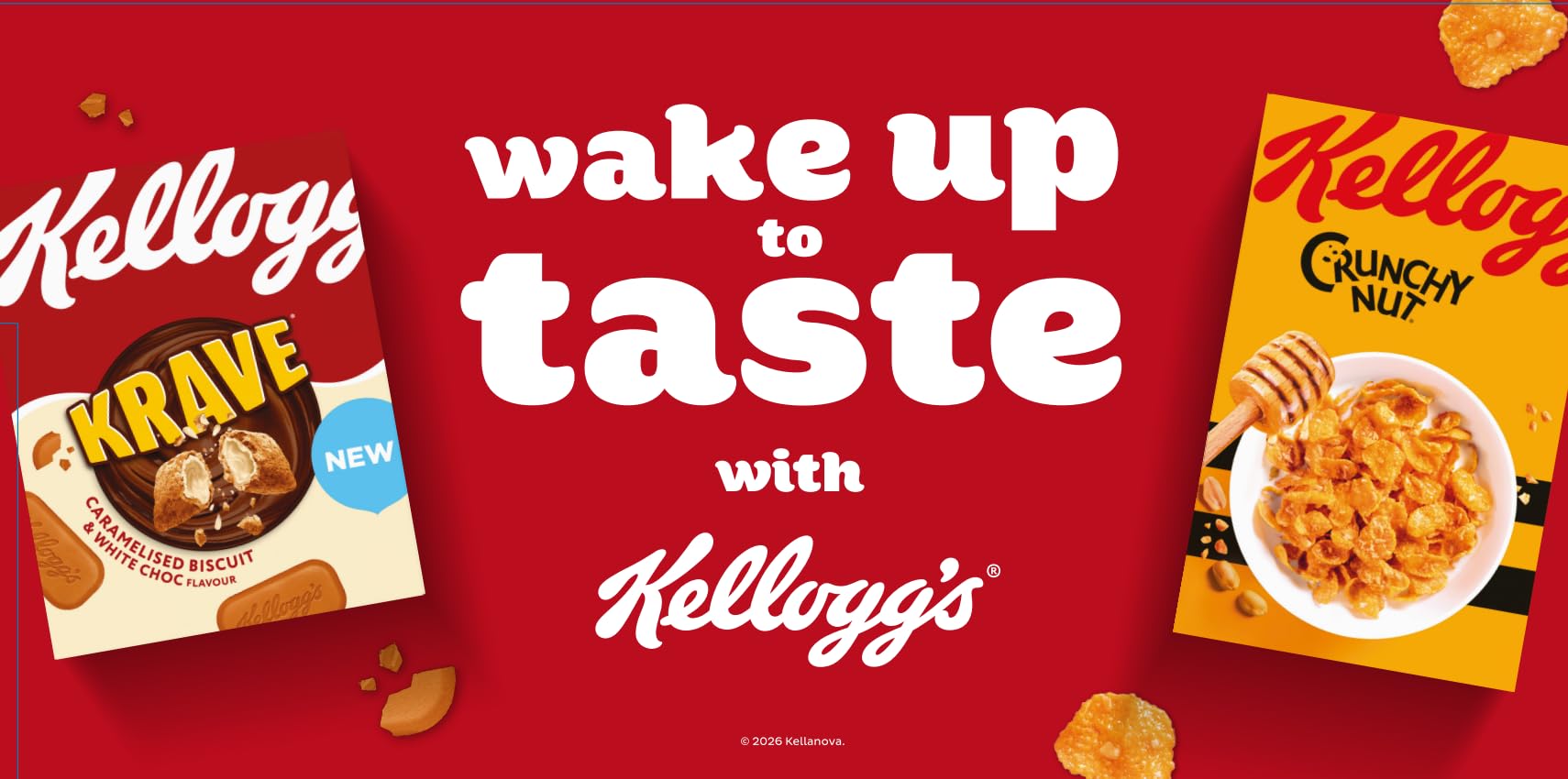 Kellogg's Krave Caramelised Biscuit Cold Cereal - White Chocolate Filling | 375g 4