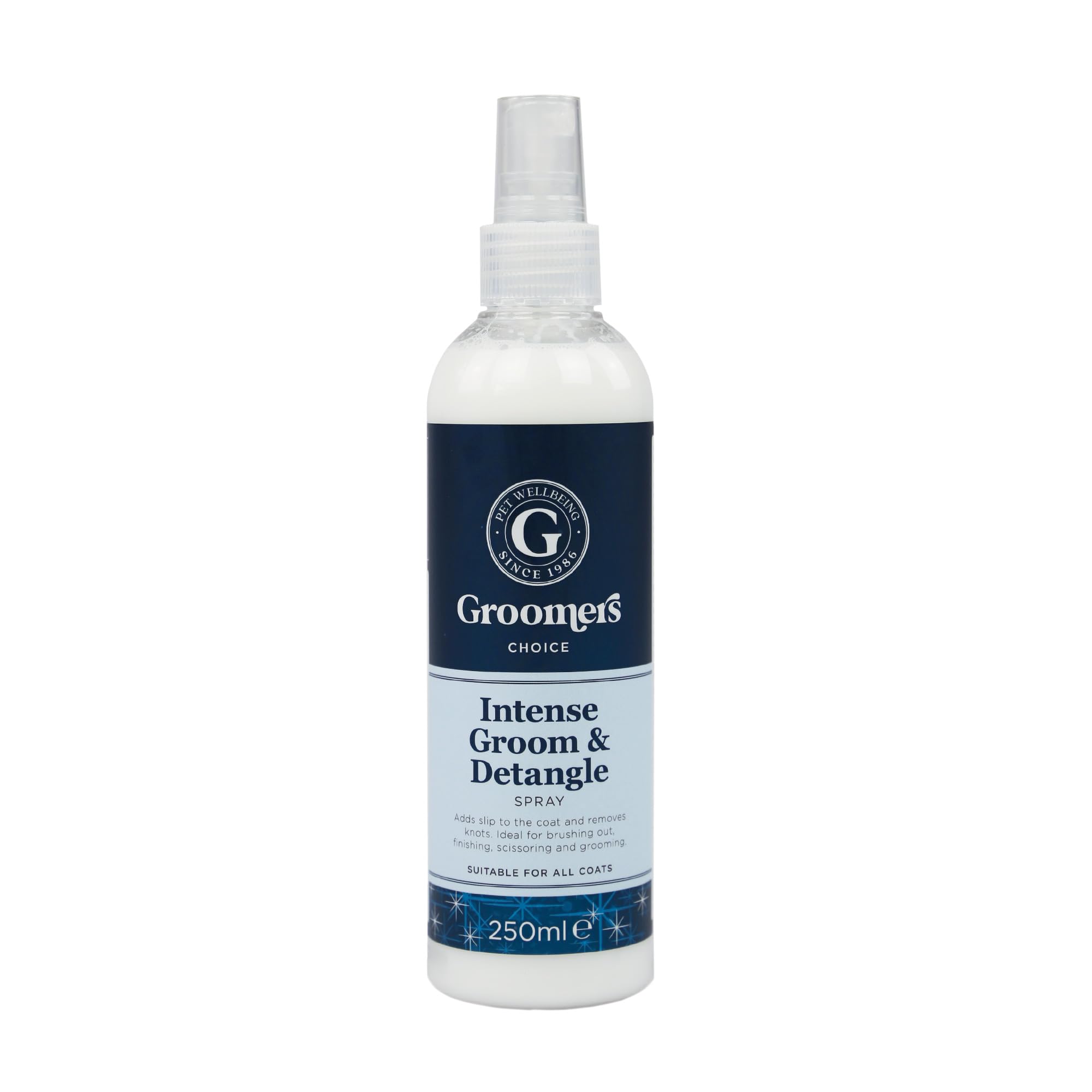 Groomers Performance Intensive Detangle Spray - Unscented Conditioning for Dogs | 250ml