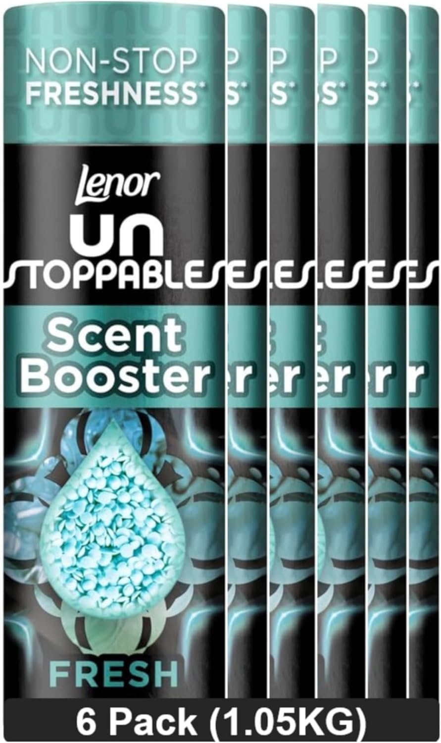 Lenor Unstoppables In-Wash Scent Booster (6x176g) - Fresh Citrus & Floral Fragrance