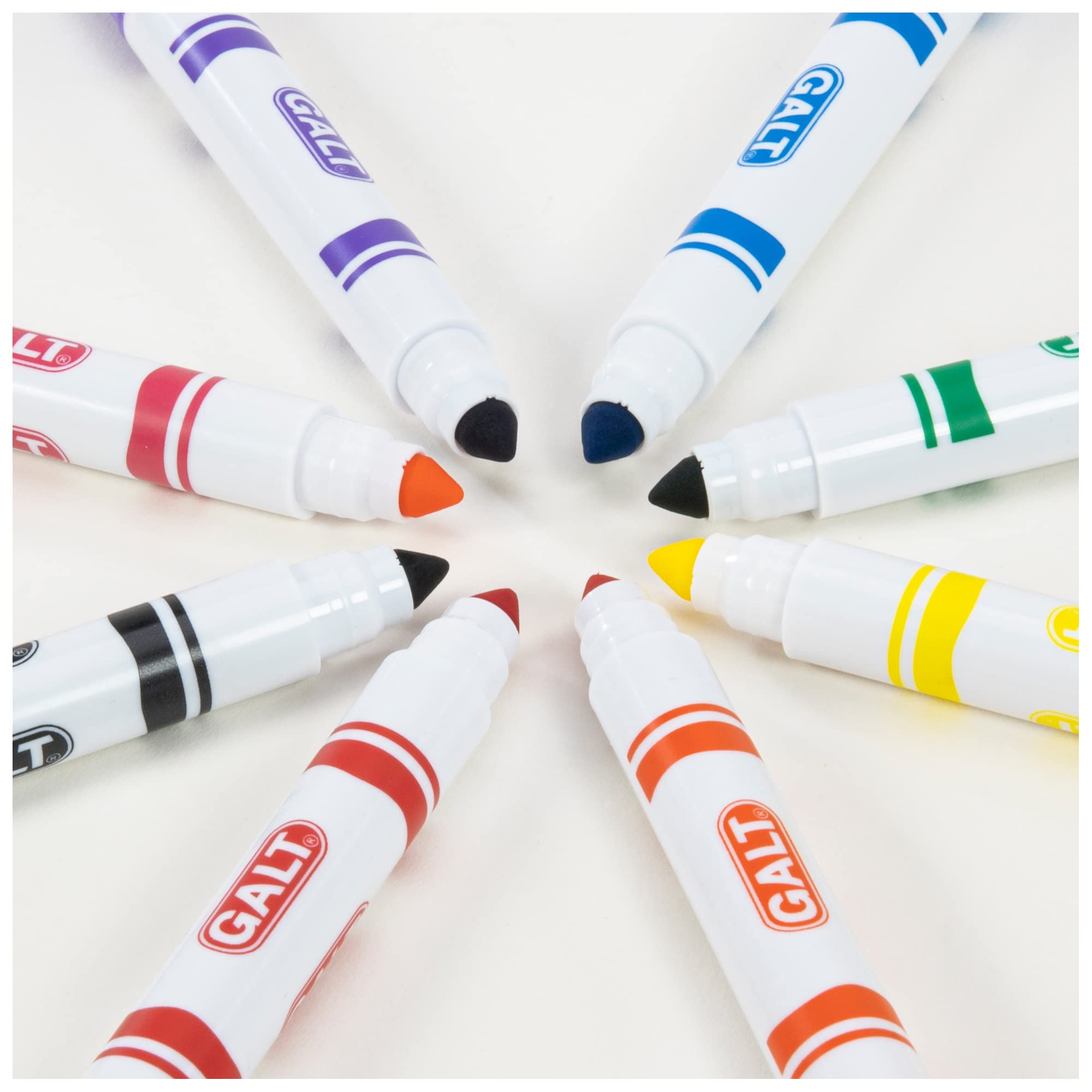 Galt 8 Chunky Washable Pens - Arts & Crafts for Kids 3 Years+ 4