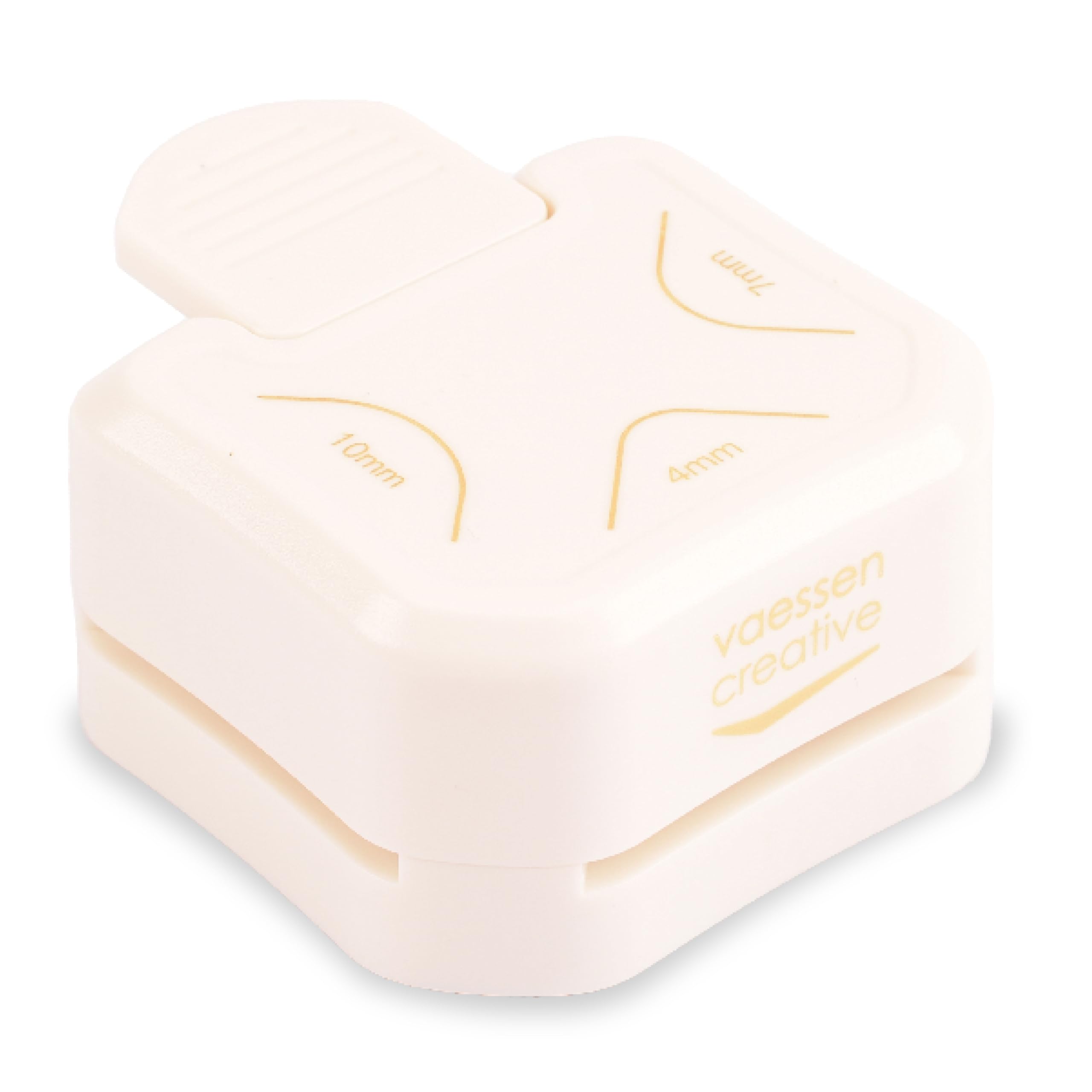 Vaessen Creative Corner Rounder Punch - 3 Sizes (4, 7, 10mm) for Papercraft & Scrapbooking | White 6