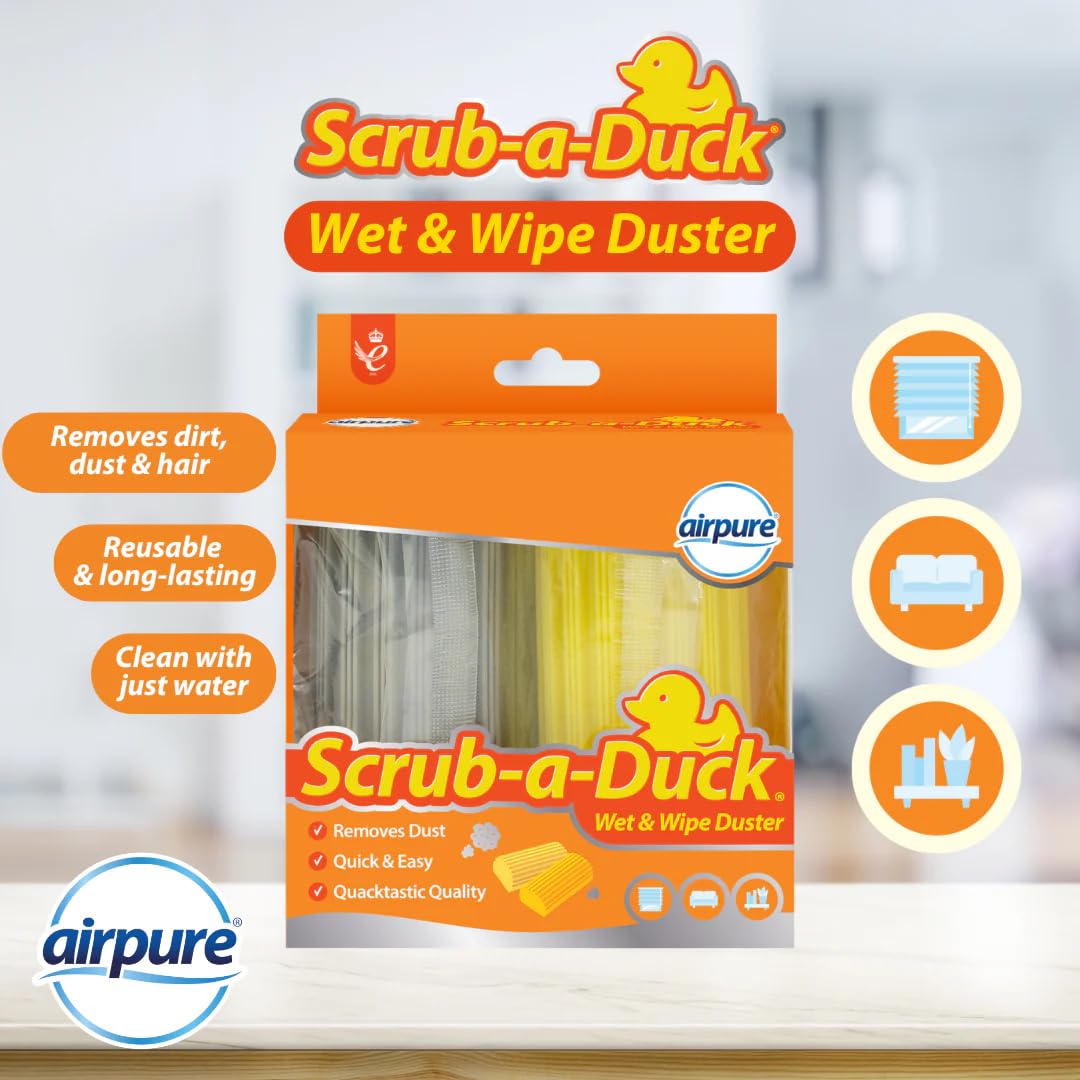 Scrub-a-Duck Wet & Wipe Duster (2 Pack)