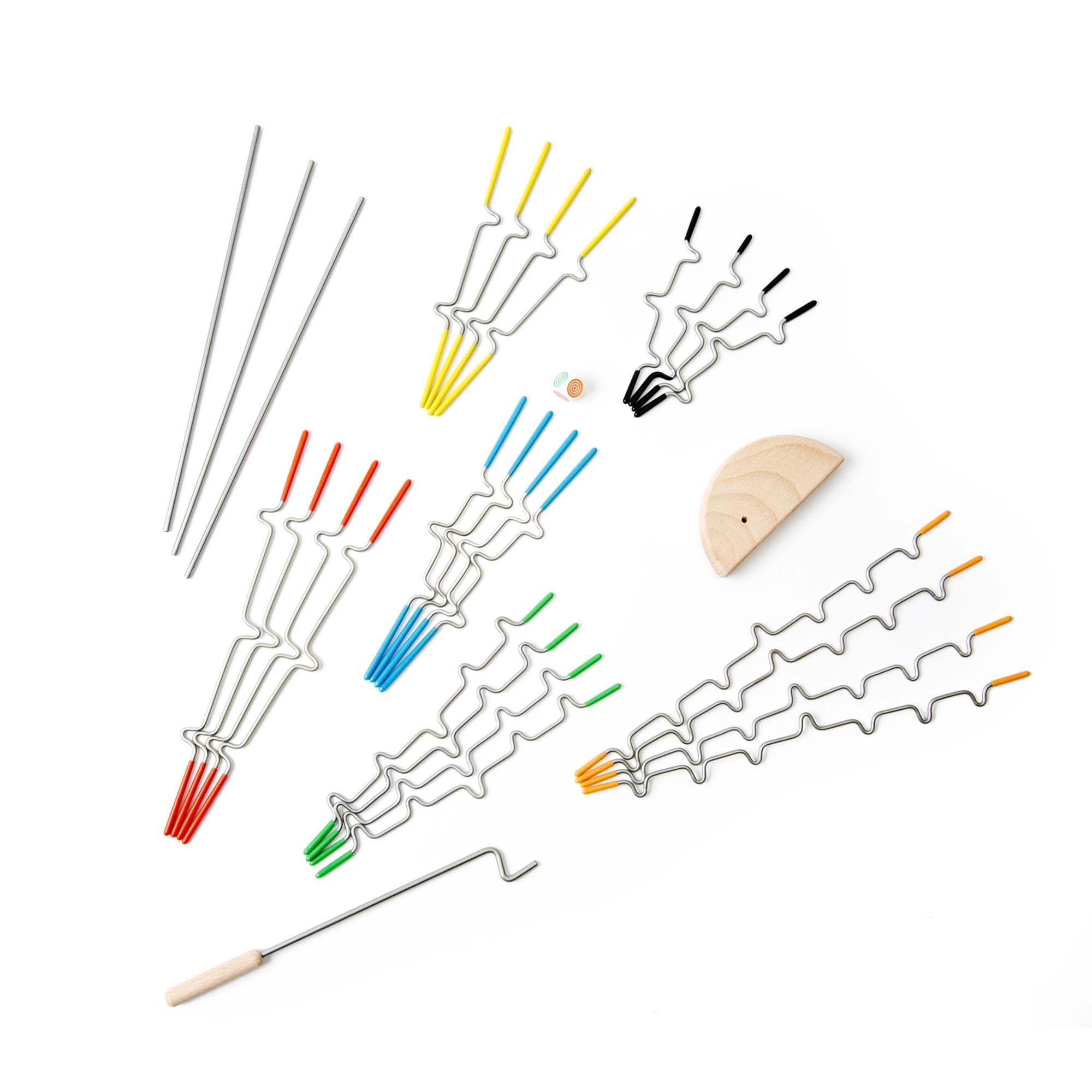 Melissa & Doug Suspend Balancing & Stacking Game | 1-4 Players | Ages 8+ | Multicolor Metal & Wood 4