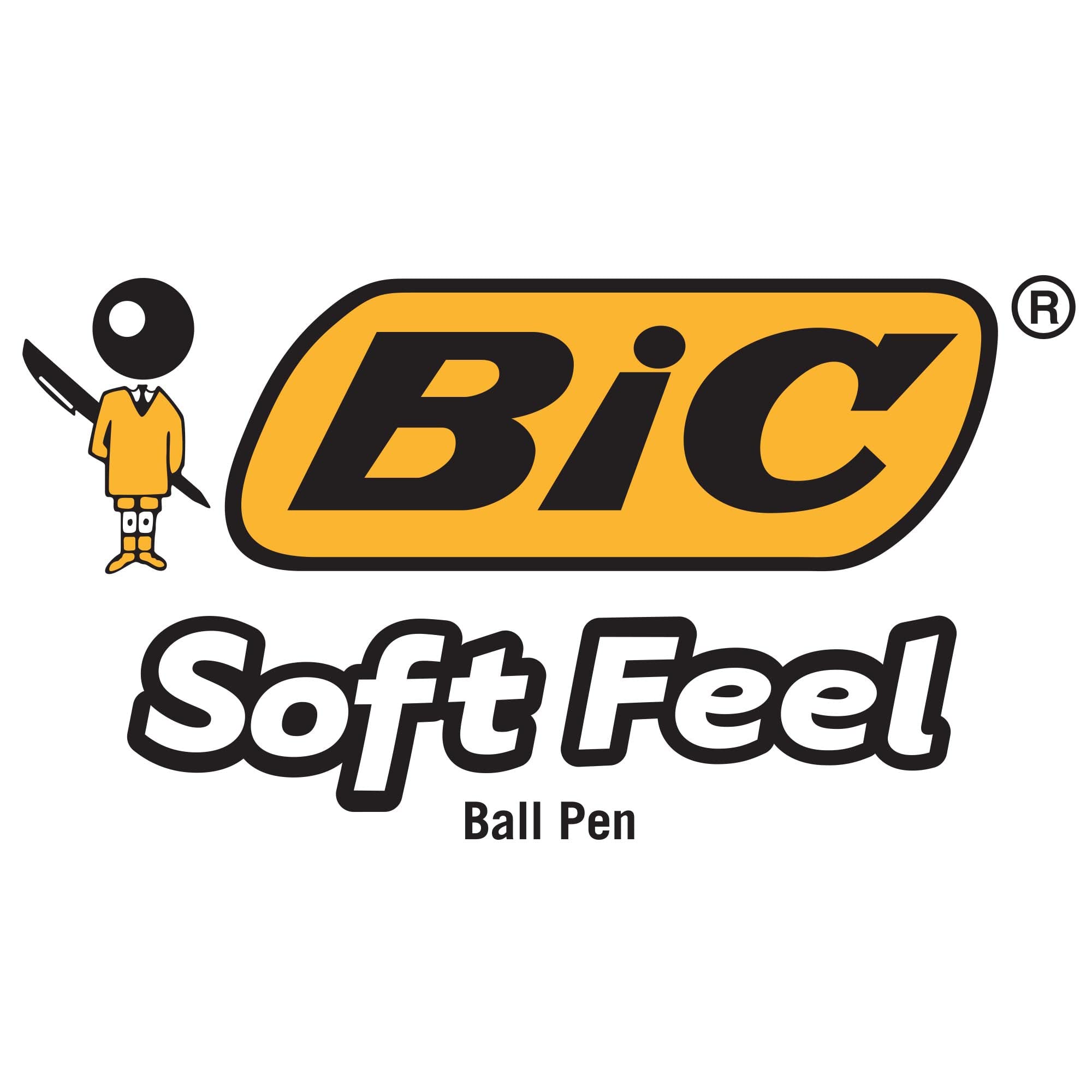 BIC Soft Feel Retractable Ballpoint Pens - Black Ink, Medium 1.0mm Point, Comfort Grip, 12 Pack 4