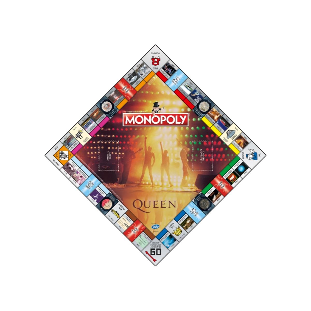 Winning Moves Queen Monopoly Board Game - Limited Edition Music-Themed Family Board Game 7