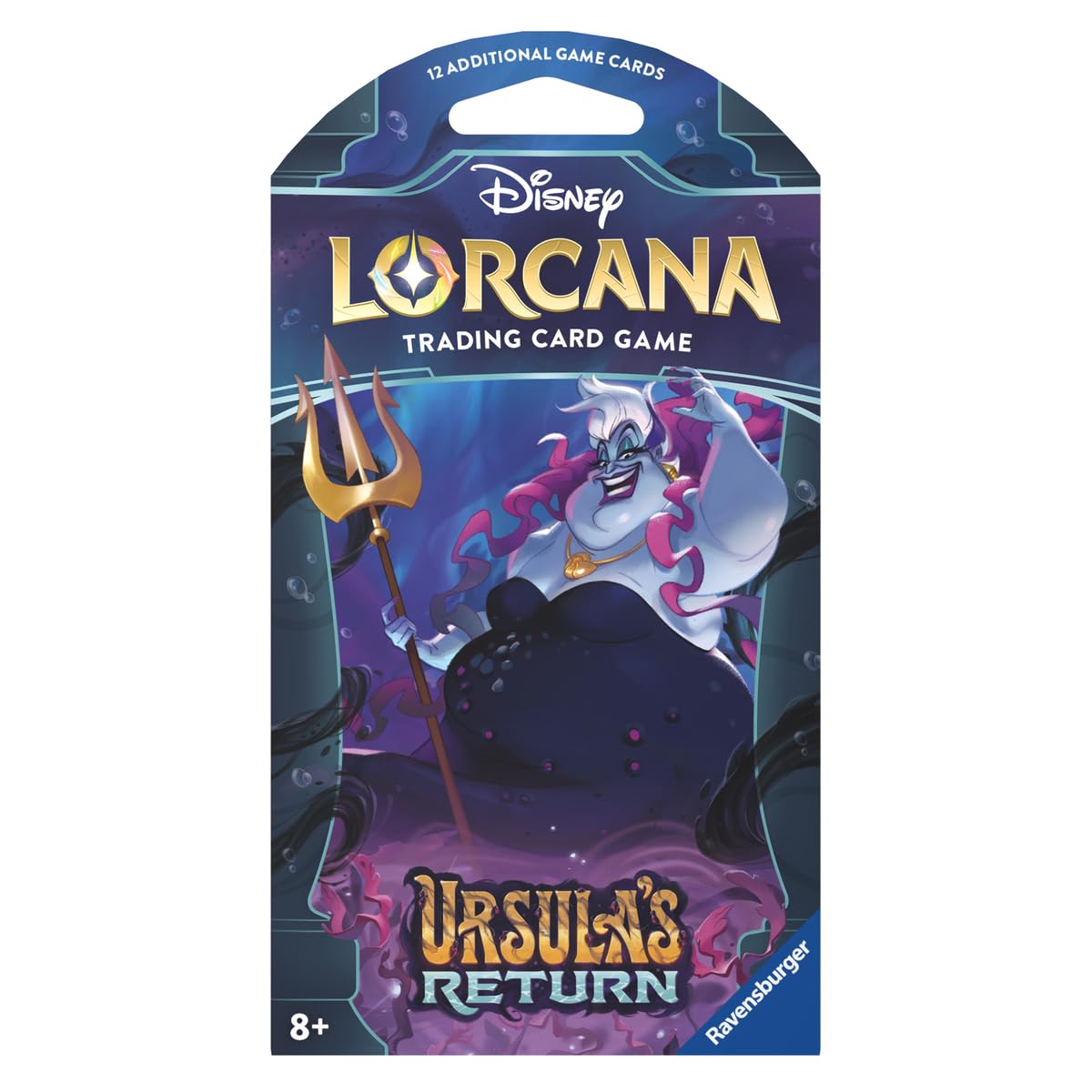 Ravensburger Disney Lorcana Trading Card Game Booster Pack | Ages 8+ | Ursula's Return Set 1