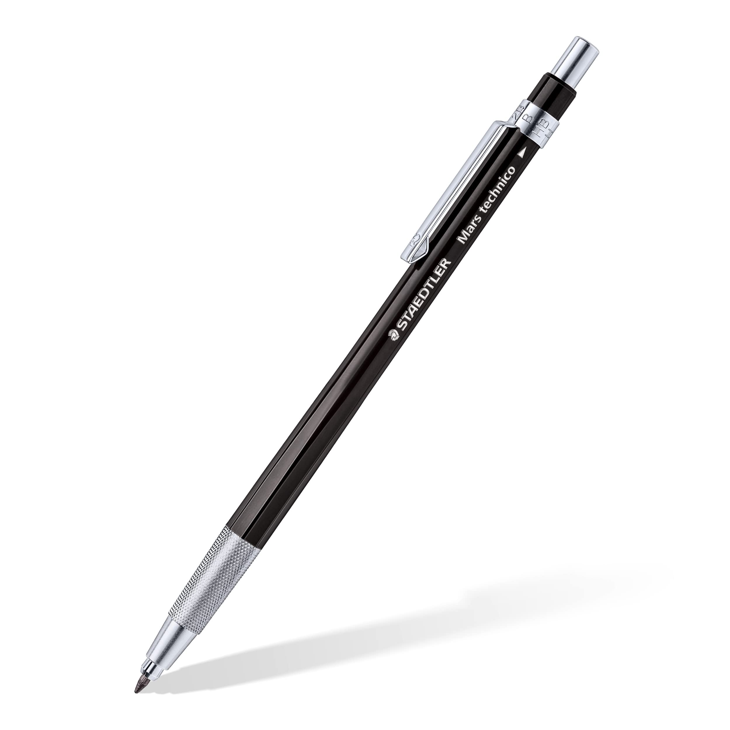 STAEDTLER Mars Technico 780 C BKP6 Mechanical Pencil with HB Lead and Eraser | 2mm Lead | Black 3